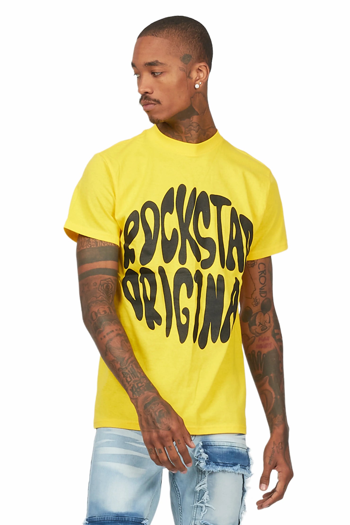 Thierry Yellow Graphic T-Shirt