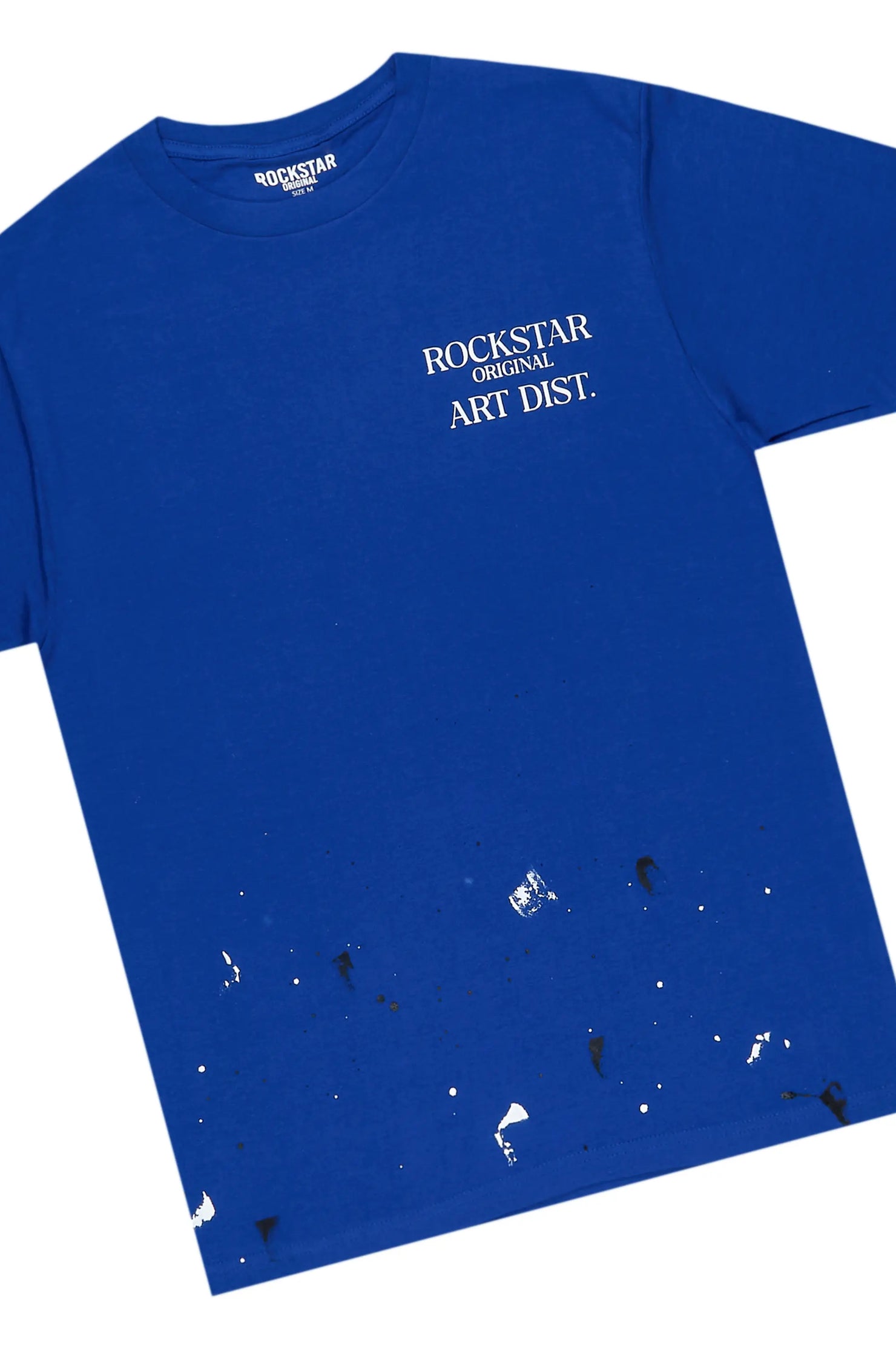 Jaco Royal Blue T-Shirt Flare Track Pant Set