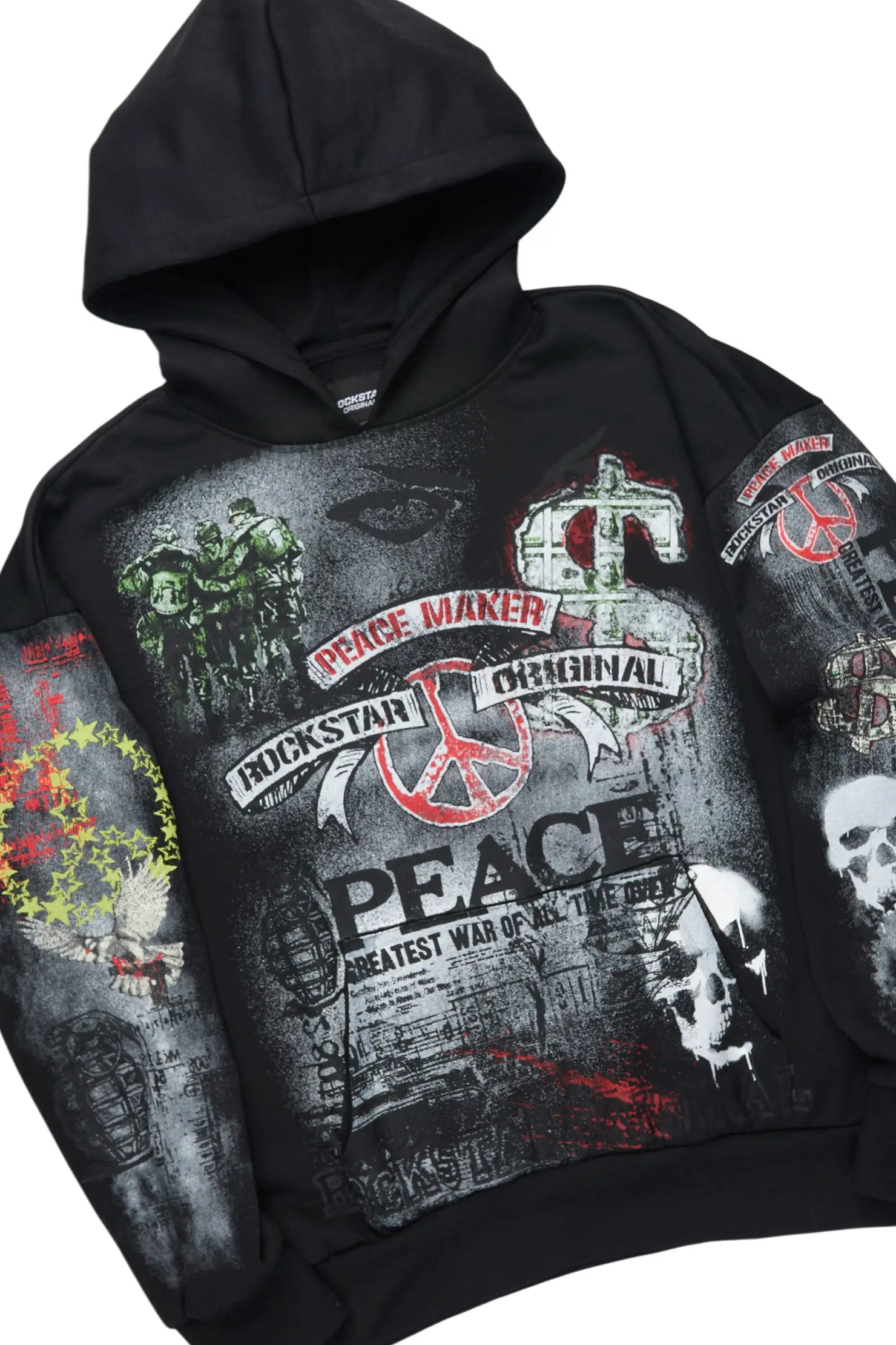 Seiko Black Hoodie Stacked Track Set