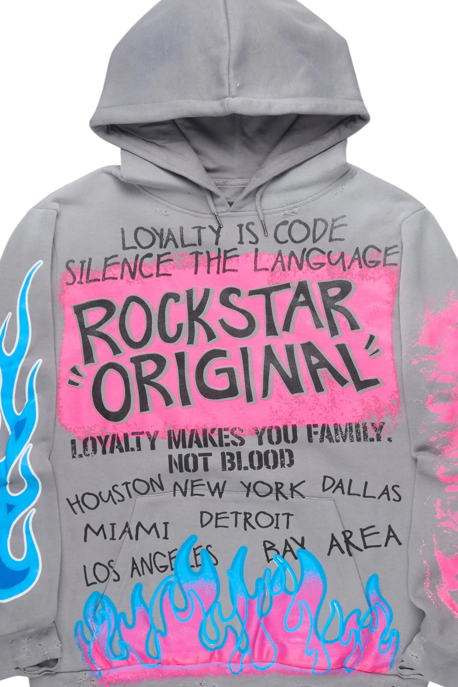 Bridgette Grey Oversized Hoodie
