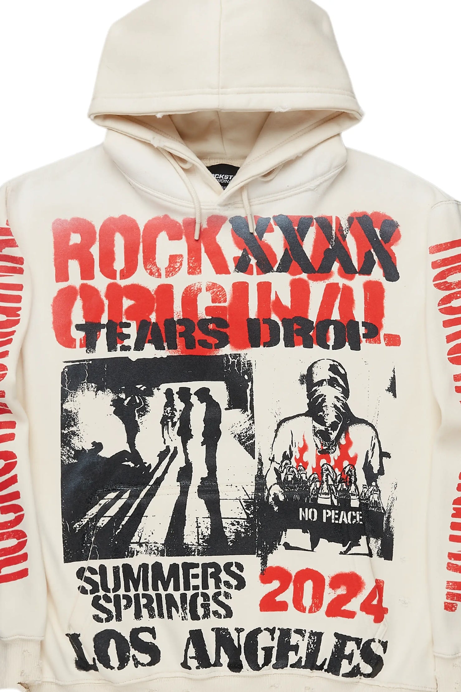 Lamani Beige Oversized Hoodie