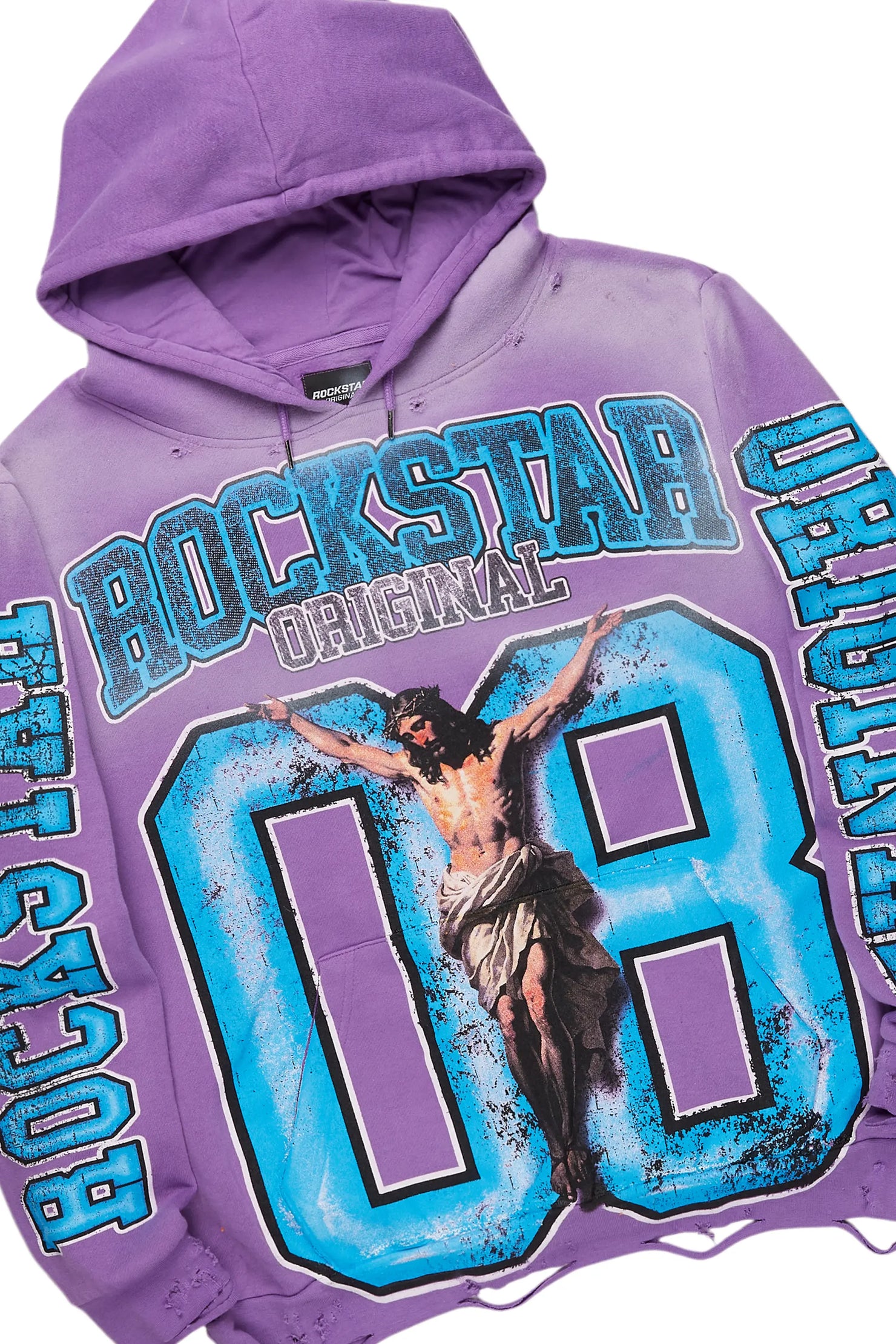Fields Purple Hoodie/Stacked Flare Jean Bundle