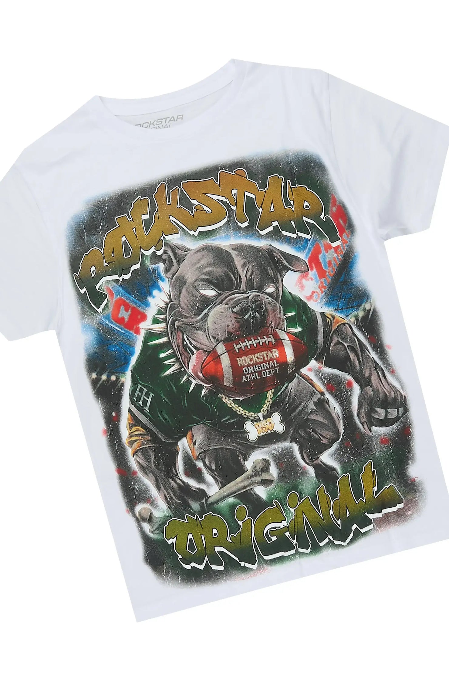 Boys Nitro 2.0 White/Tint T-Shirt/Stacked Painter Jean Set