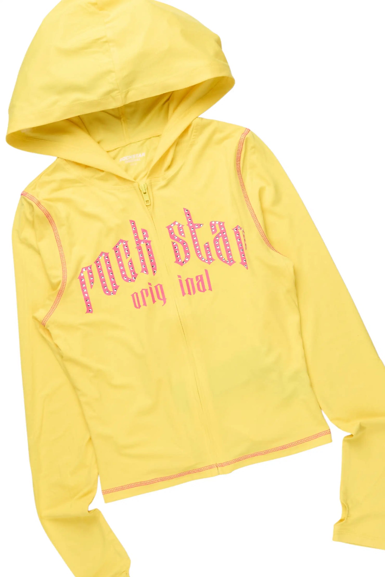 Zyriah Yellow Rhinestone Lounge Trackset