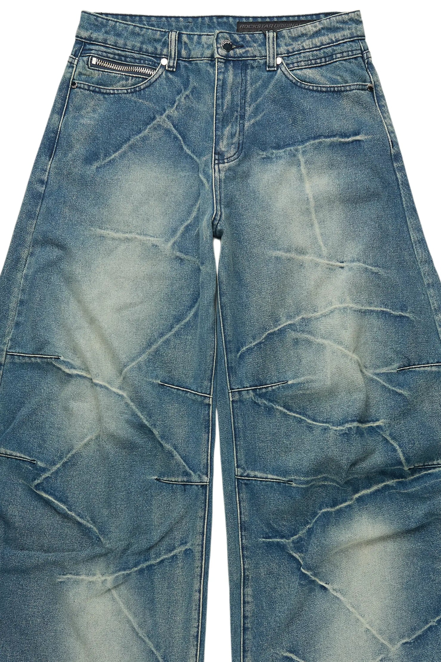 Harlem Blue Barrel Fit Jean