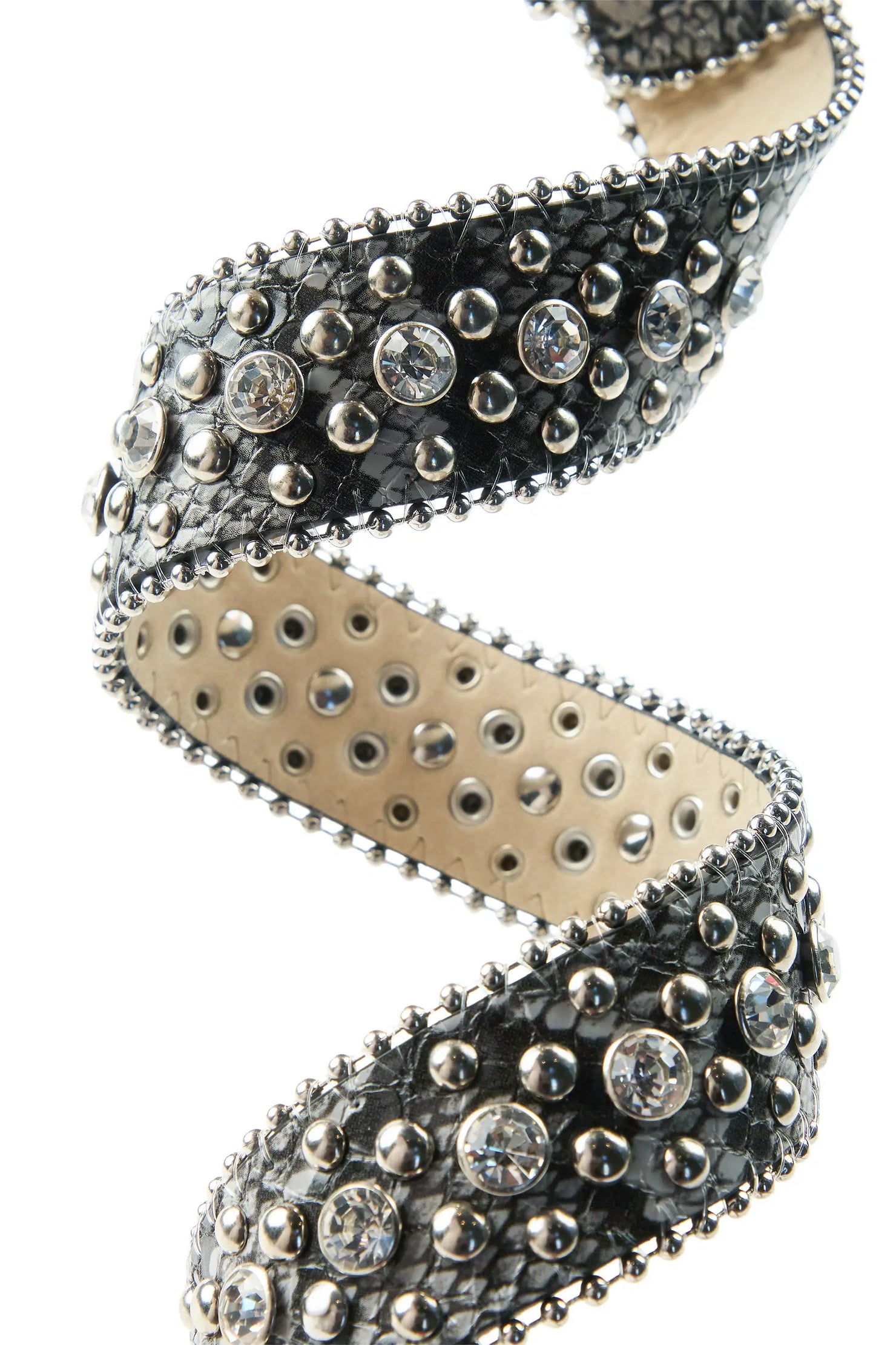 Girls Norma Black Rockstar Logo Belt