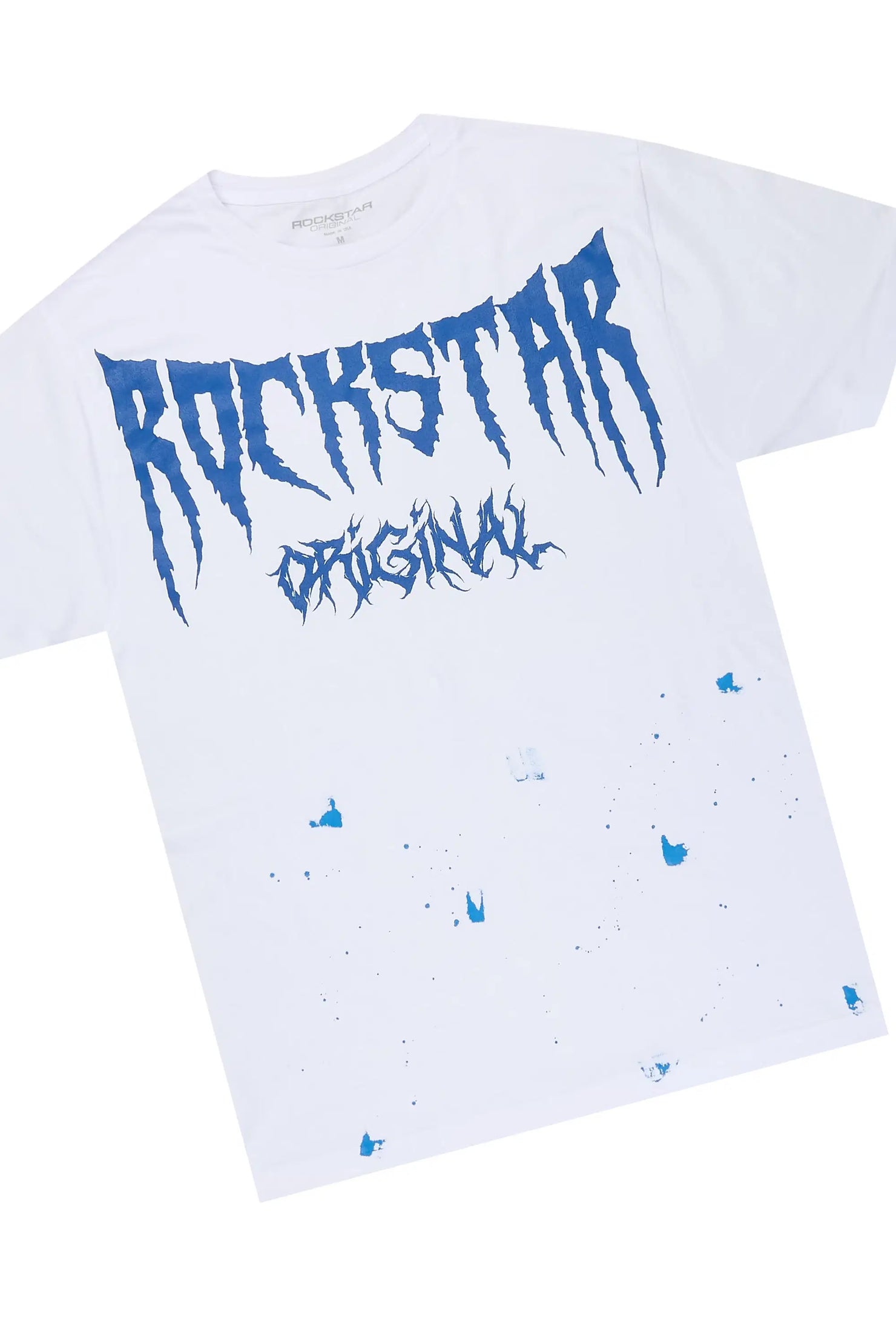 Twinkle White/Royal Blue T-Shirt/Short Set
