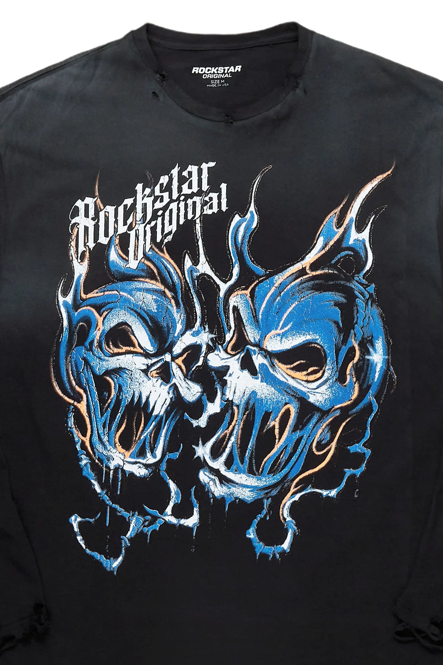 Texastea Black Long Sleeve Graphic T-Shirt