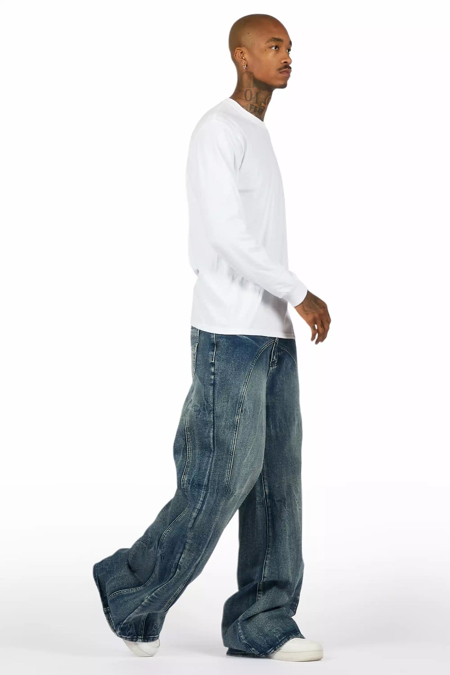 Ballen Blue Baggy Jeans
