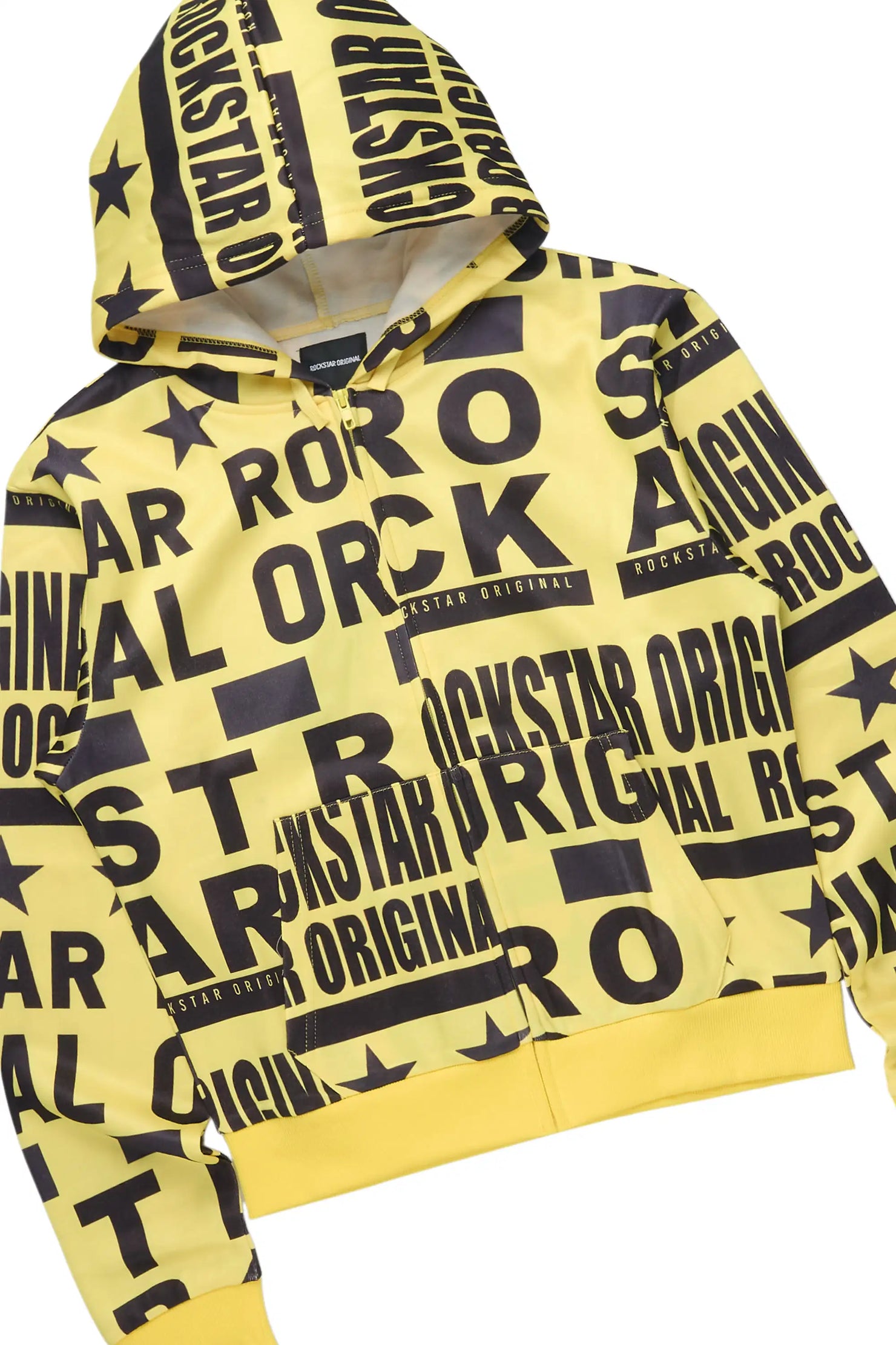 Rikelle Yellow Printed Track Set