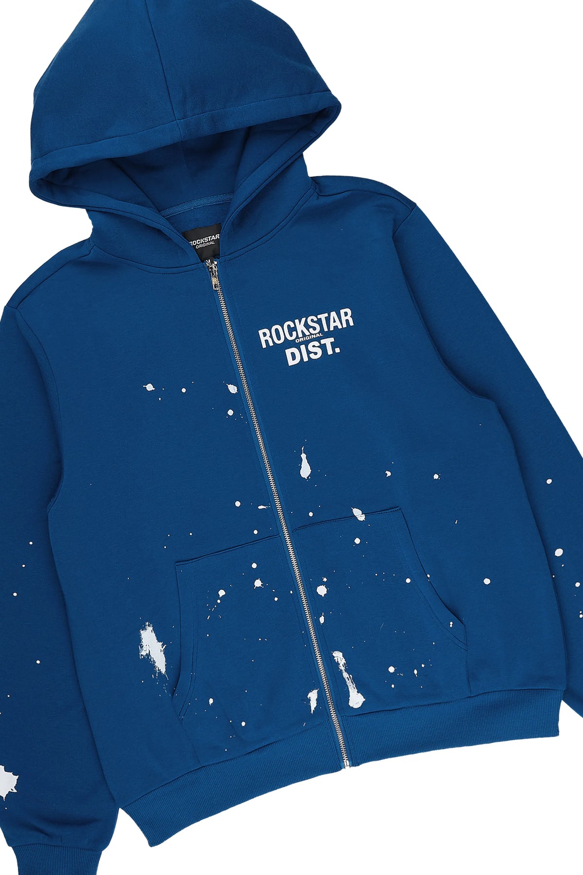 Zip Up Navy Raffer Hoodie/Stacked Track Set