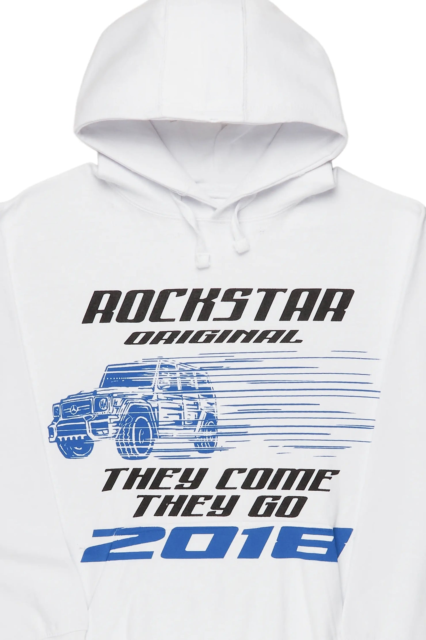 Jago White Graphic Hoodie