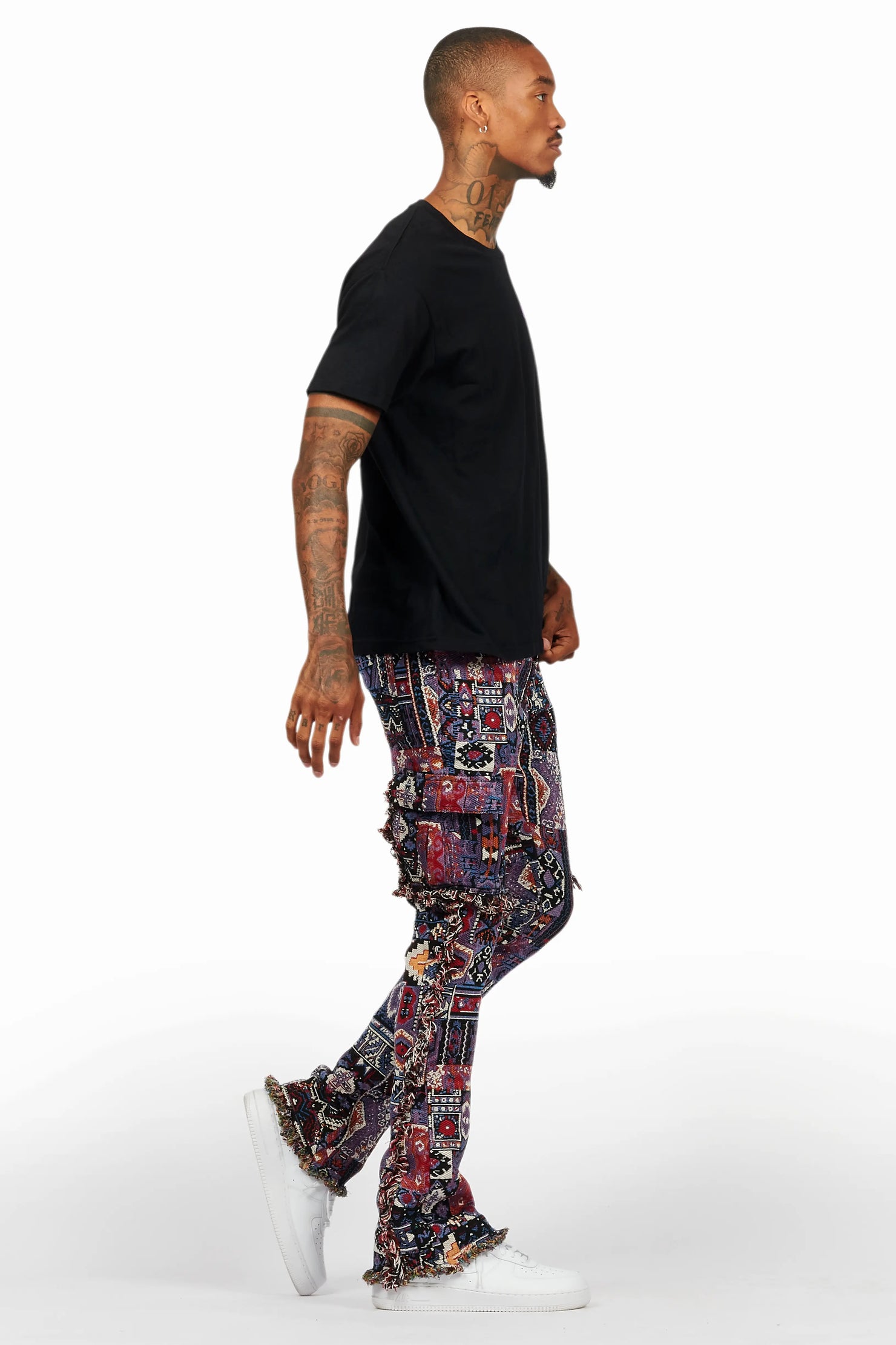 Lake Black/Purple T-Shirt/Tapestry Jean Bundle