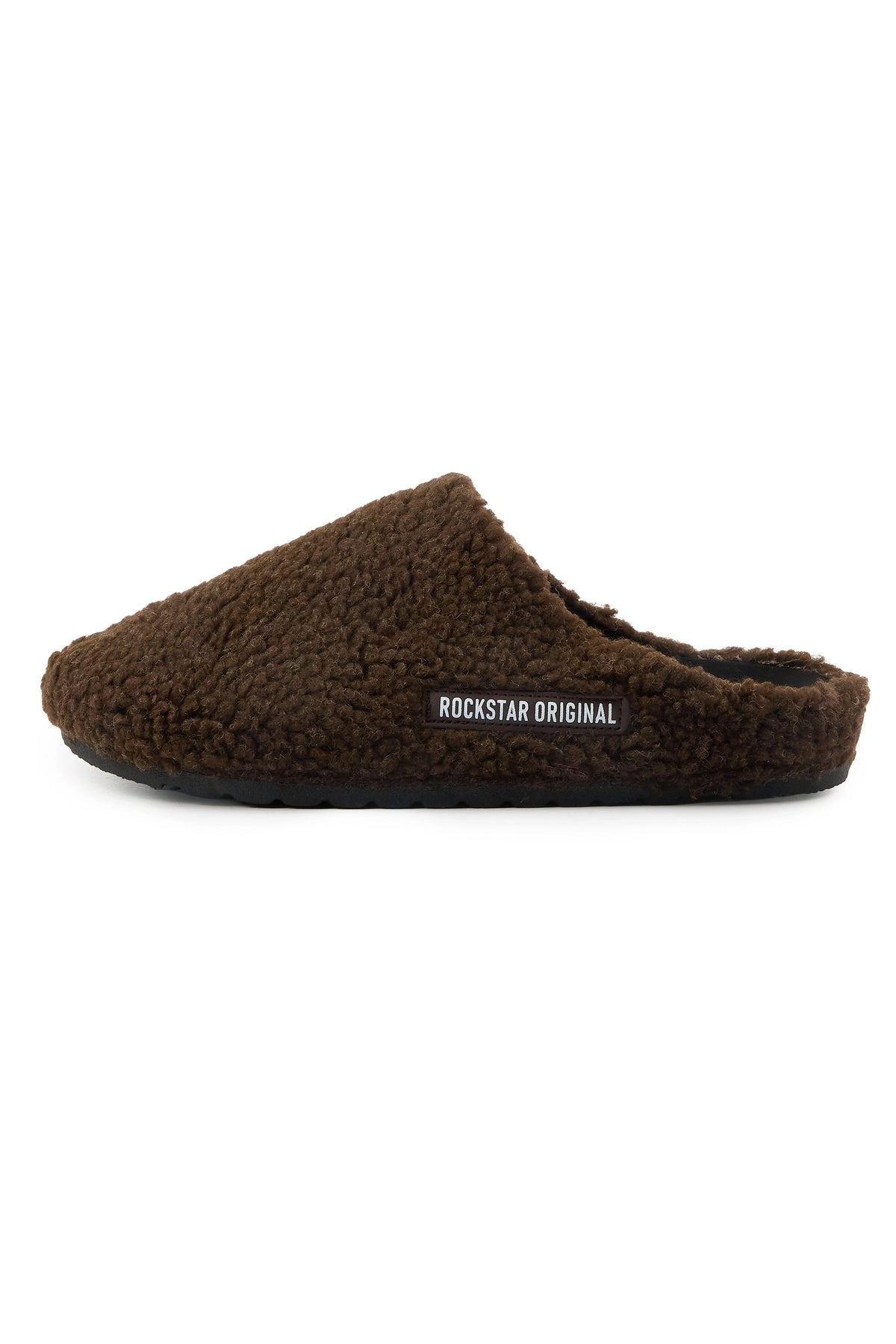 Mens Mekky Brown Sherpa Mule