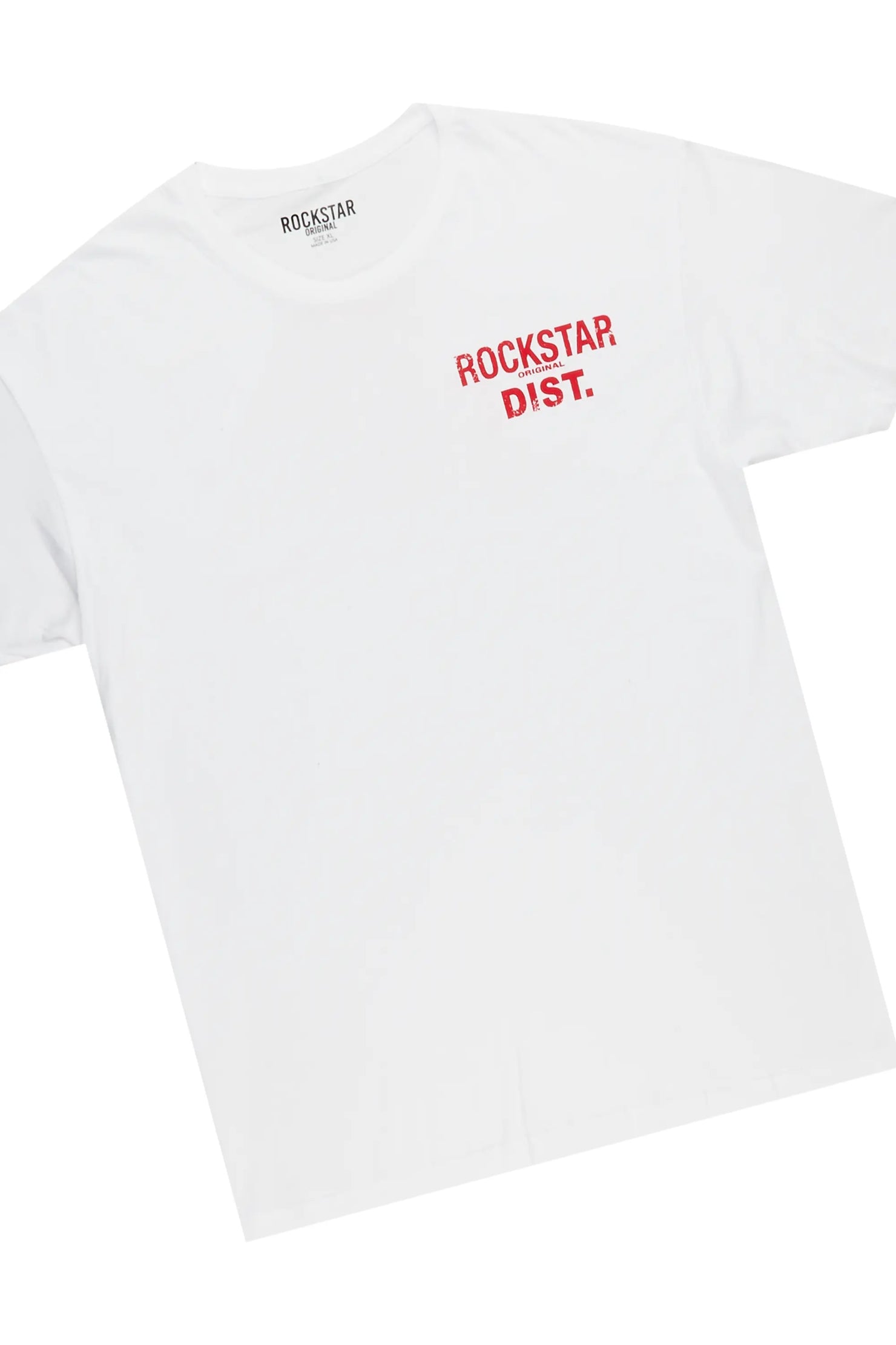 Lake White/Red T-Shirt & Shake Stacked Flare Jean Bundle