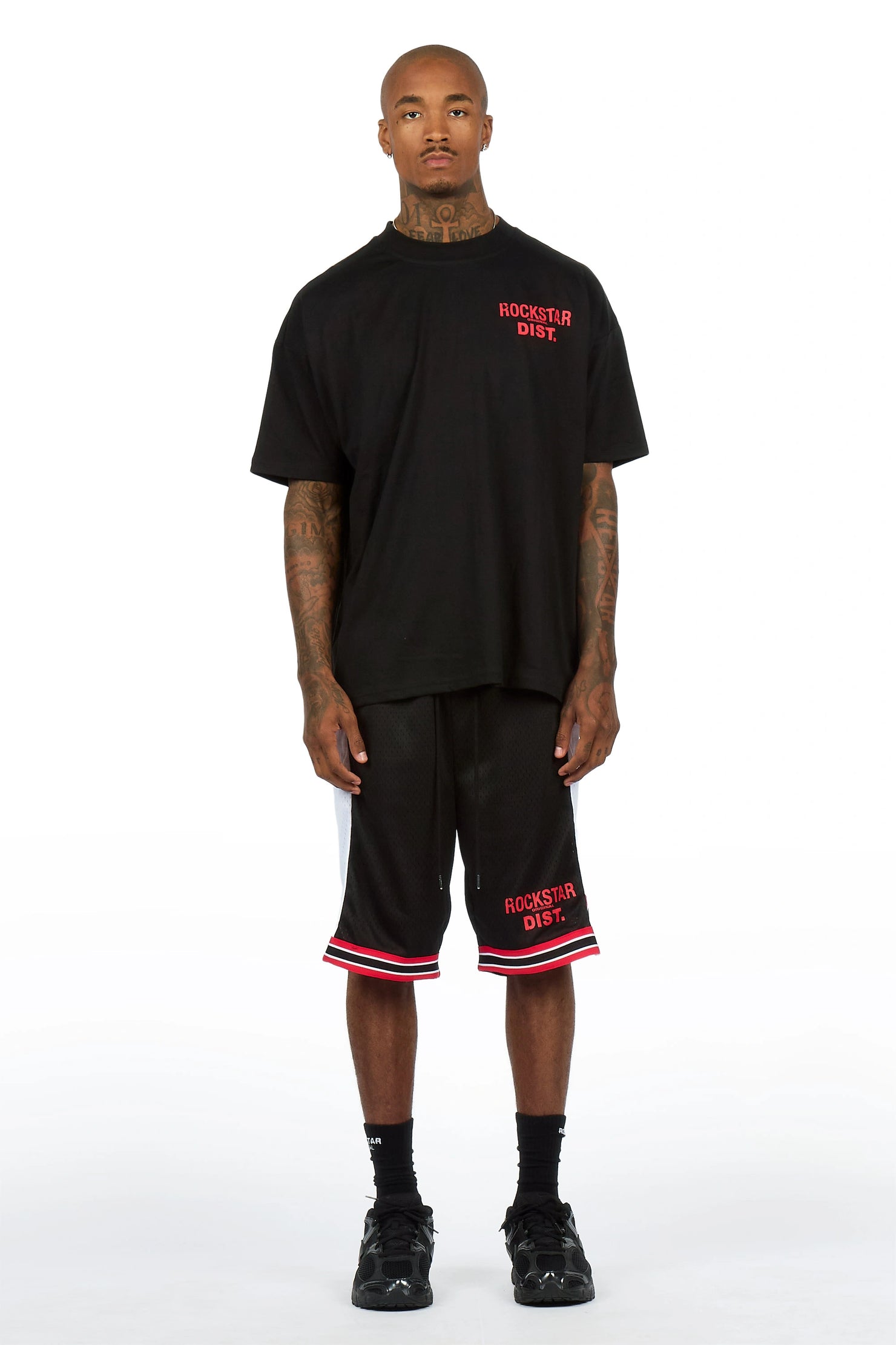 Suzano Black/Black T-Shirt/Short Set