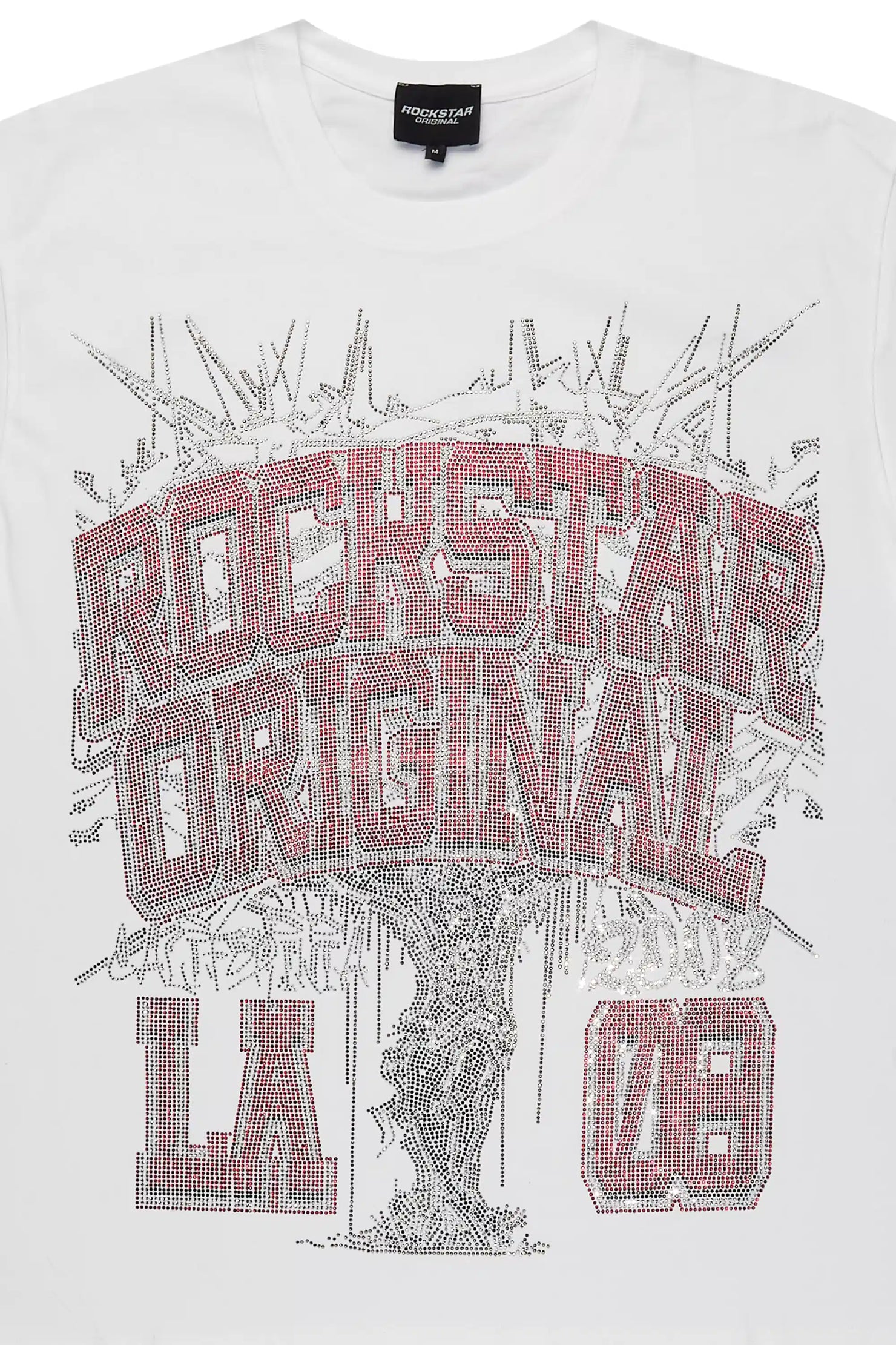 Iesha White Rhinestone T-Shirt