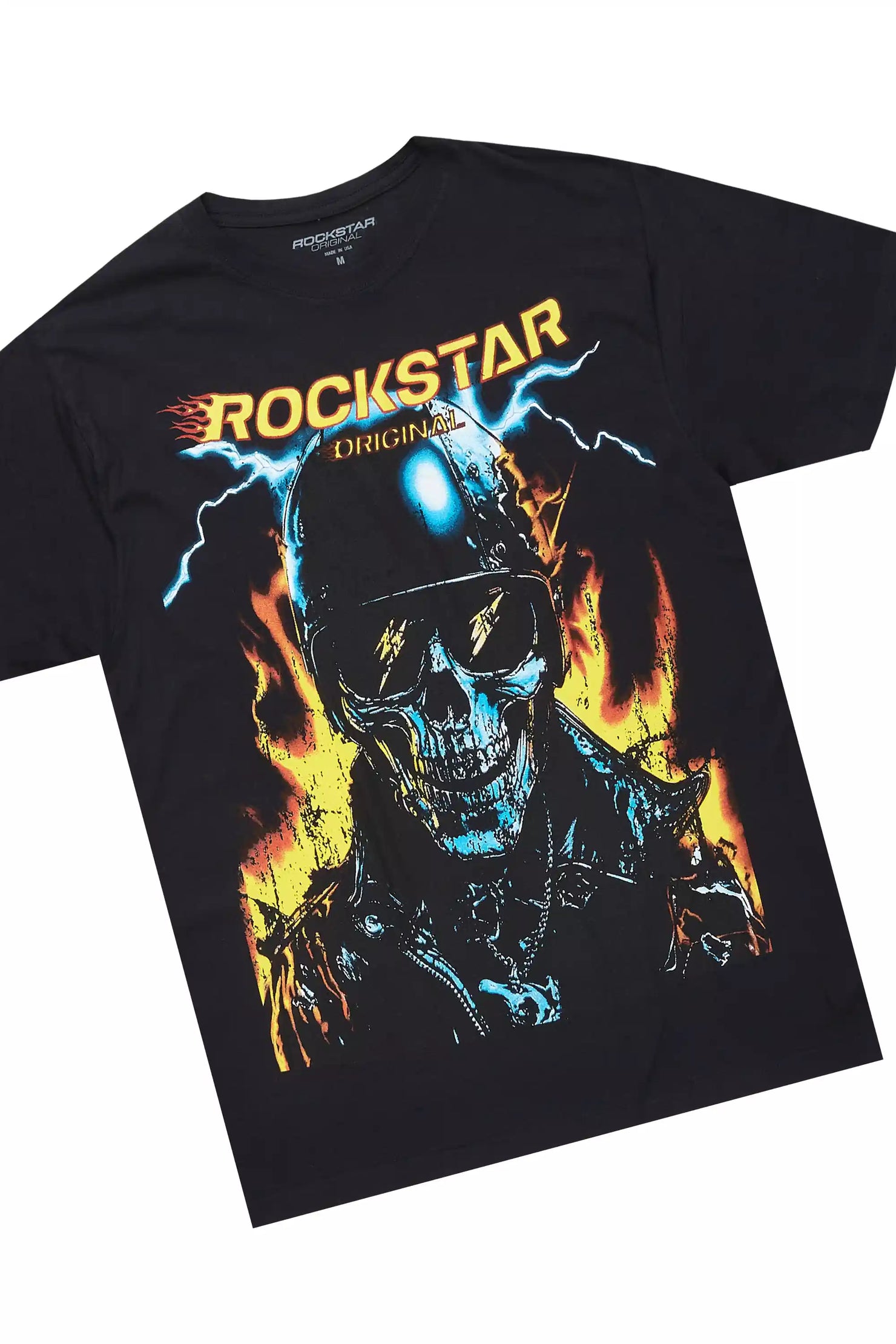 Balius Black T-Shirt/Denim Short Set