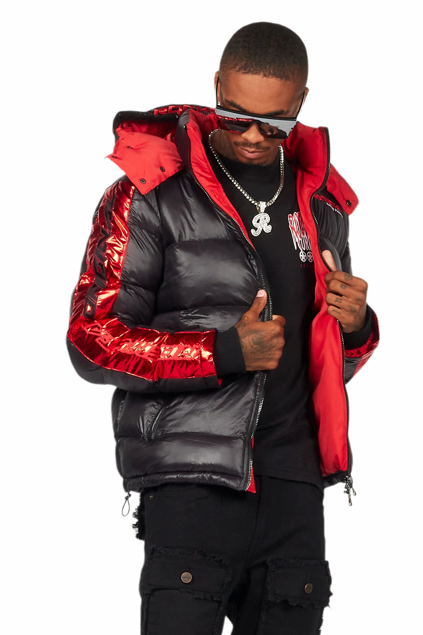 Alasia Black Puffer Jacket