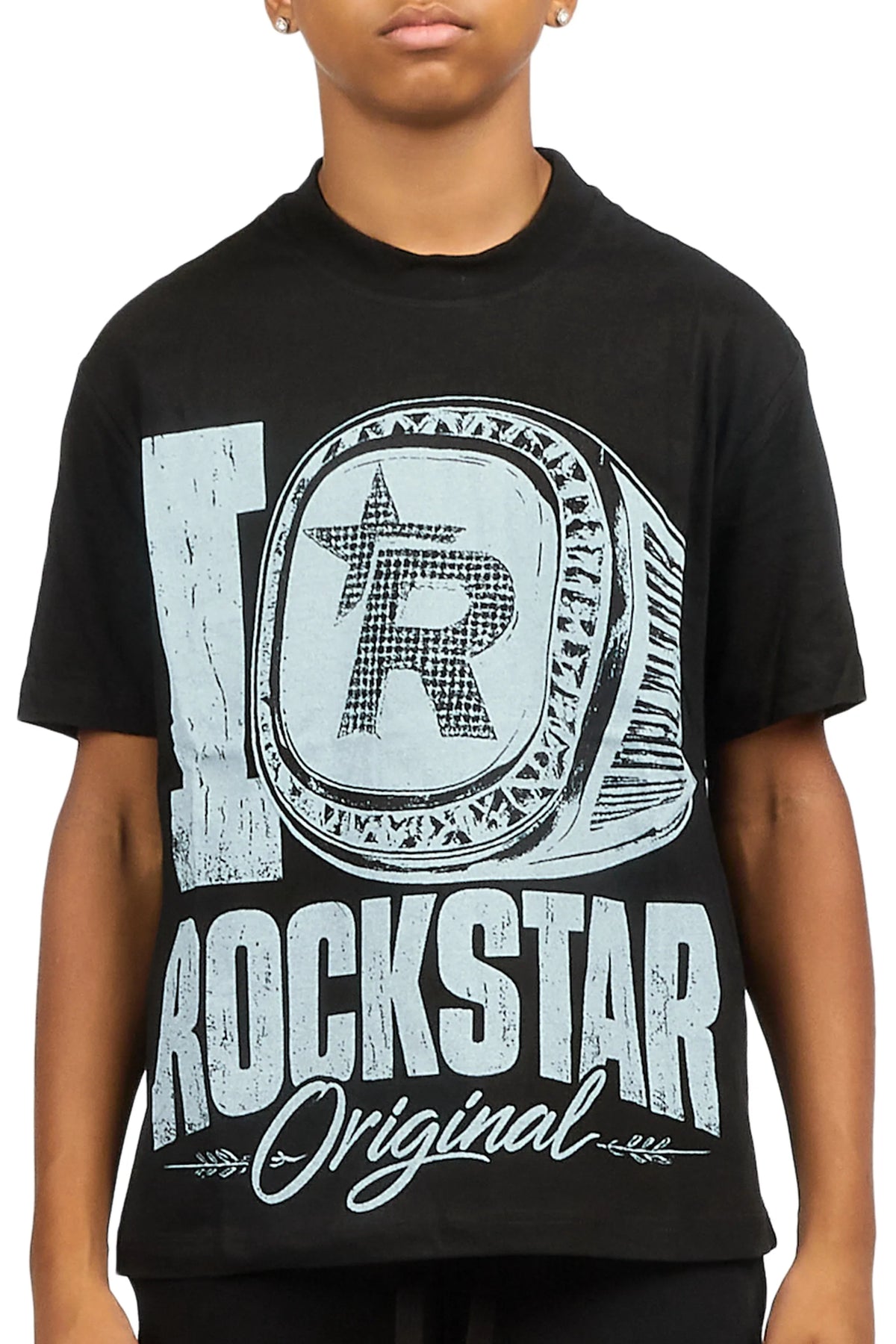 Boys Zorren Black Graphic T-Shirt