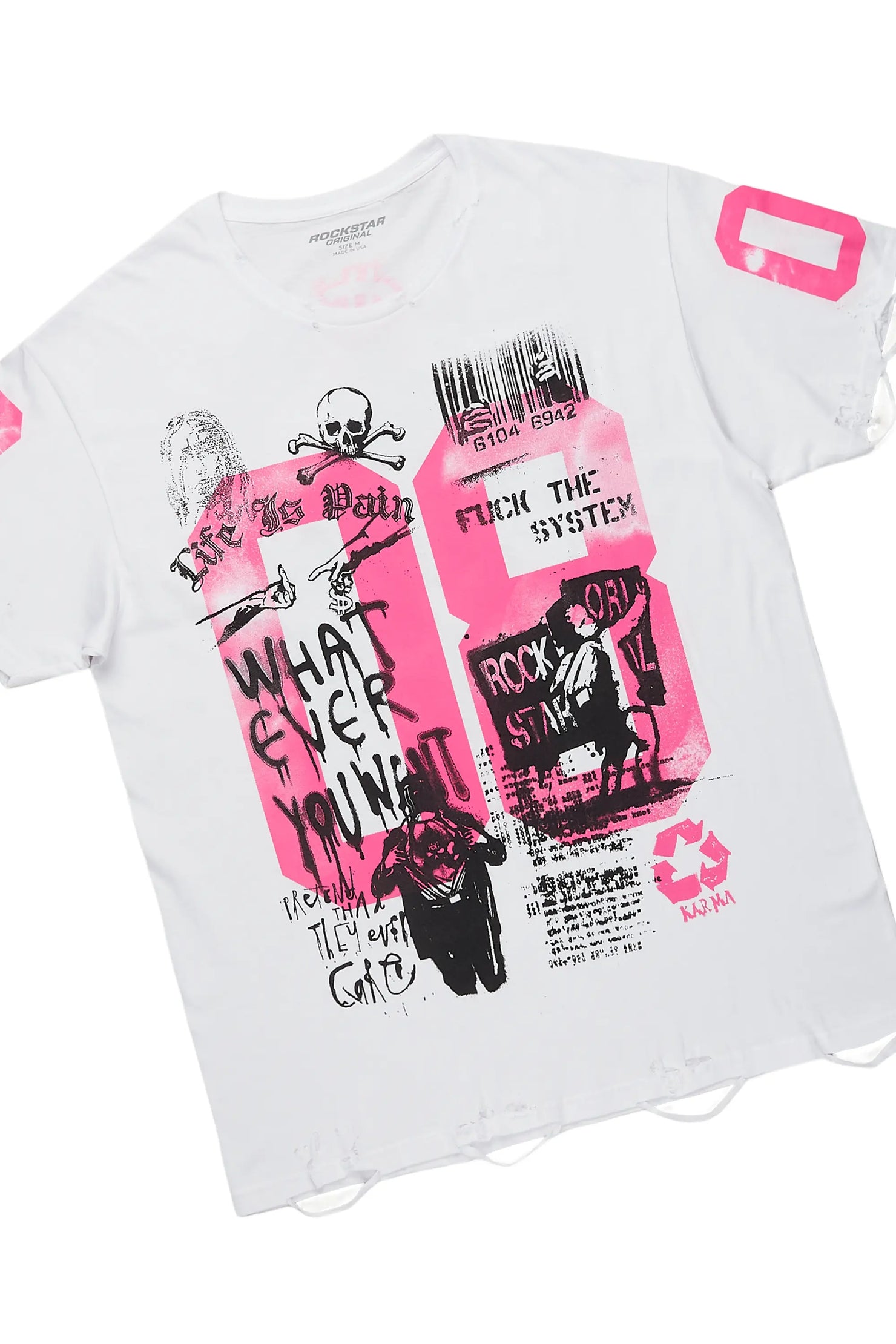 Rasheeta White/Camo T-Shirt & Jean Set