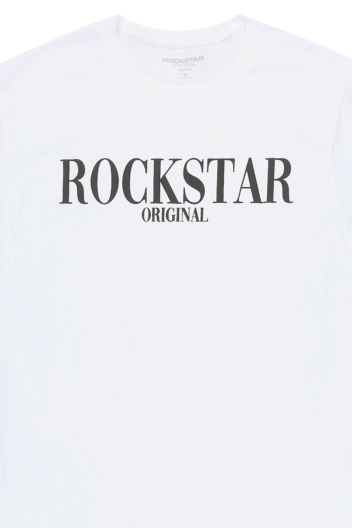 Octavio 2.0 White/Black Oversized Graphic T-Shirt