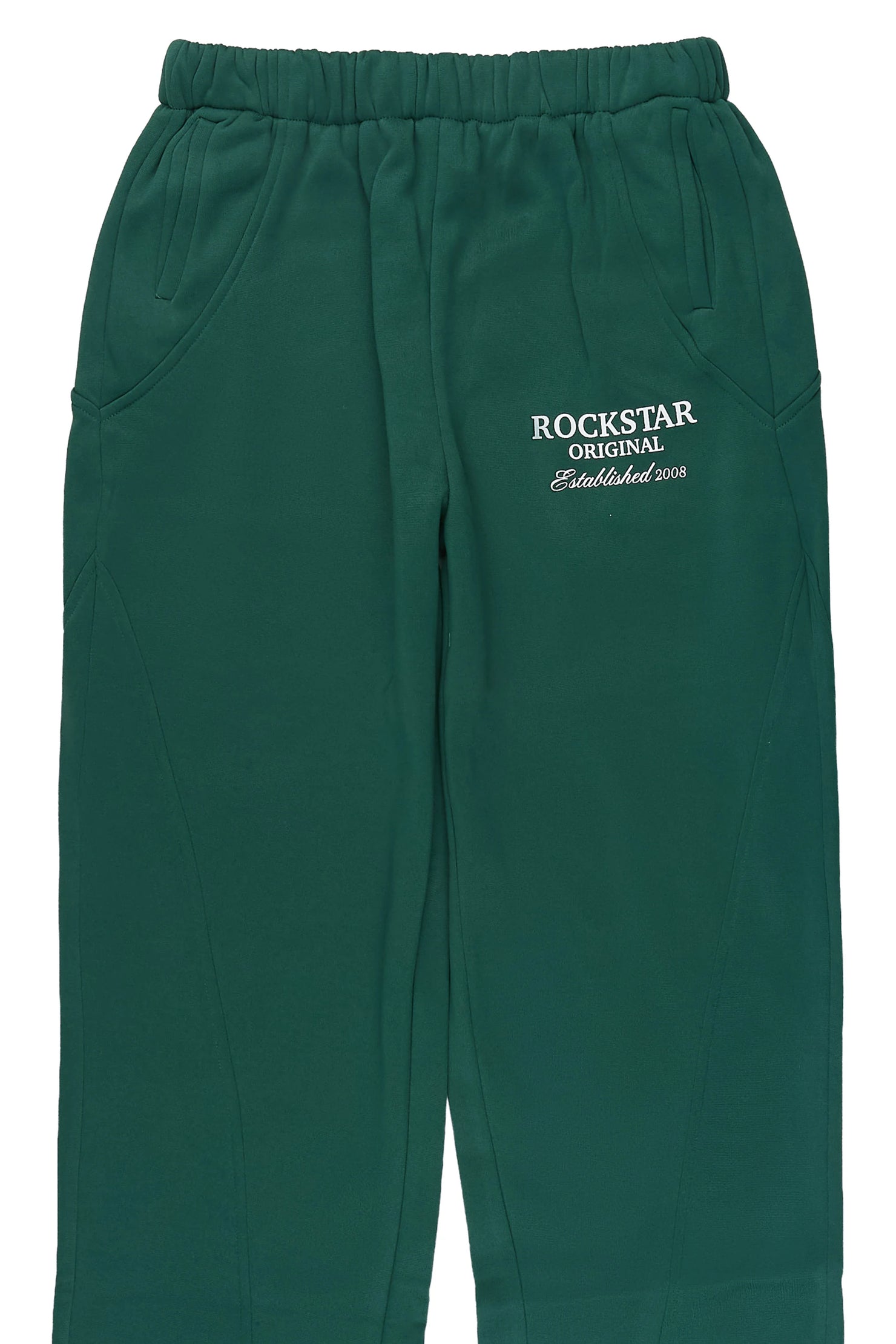 Boys Maximillian Hunter Green Gabby Barrel Sweatpant
