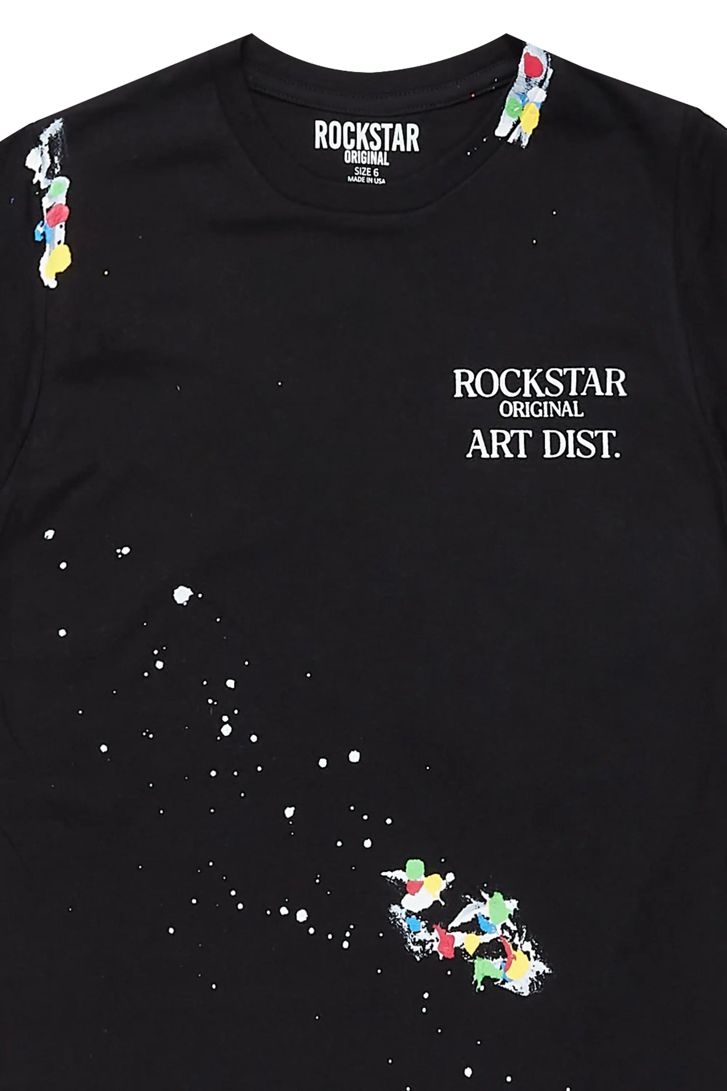 Boys Palmer Black Graphic T-Shirt