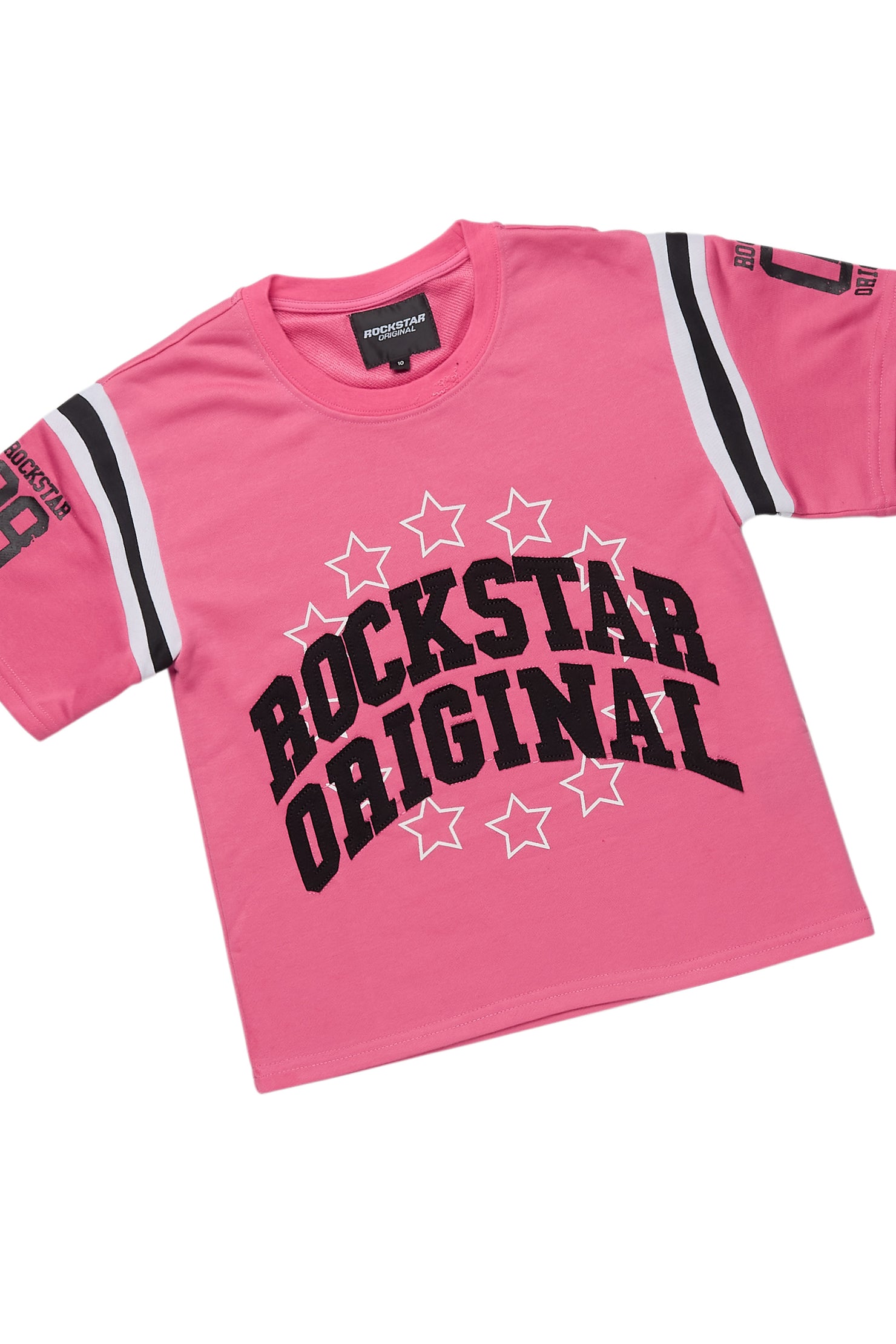 Girls Ronnica Hot Pink Short Set
