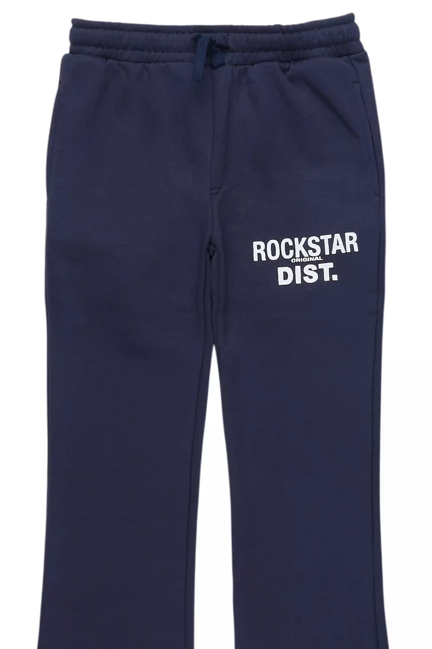Boys Alpine Navy Stacked Trackpant