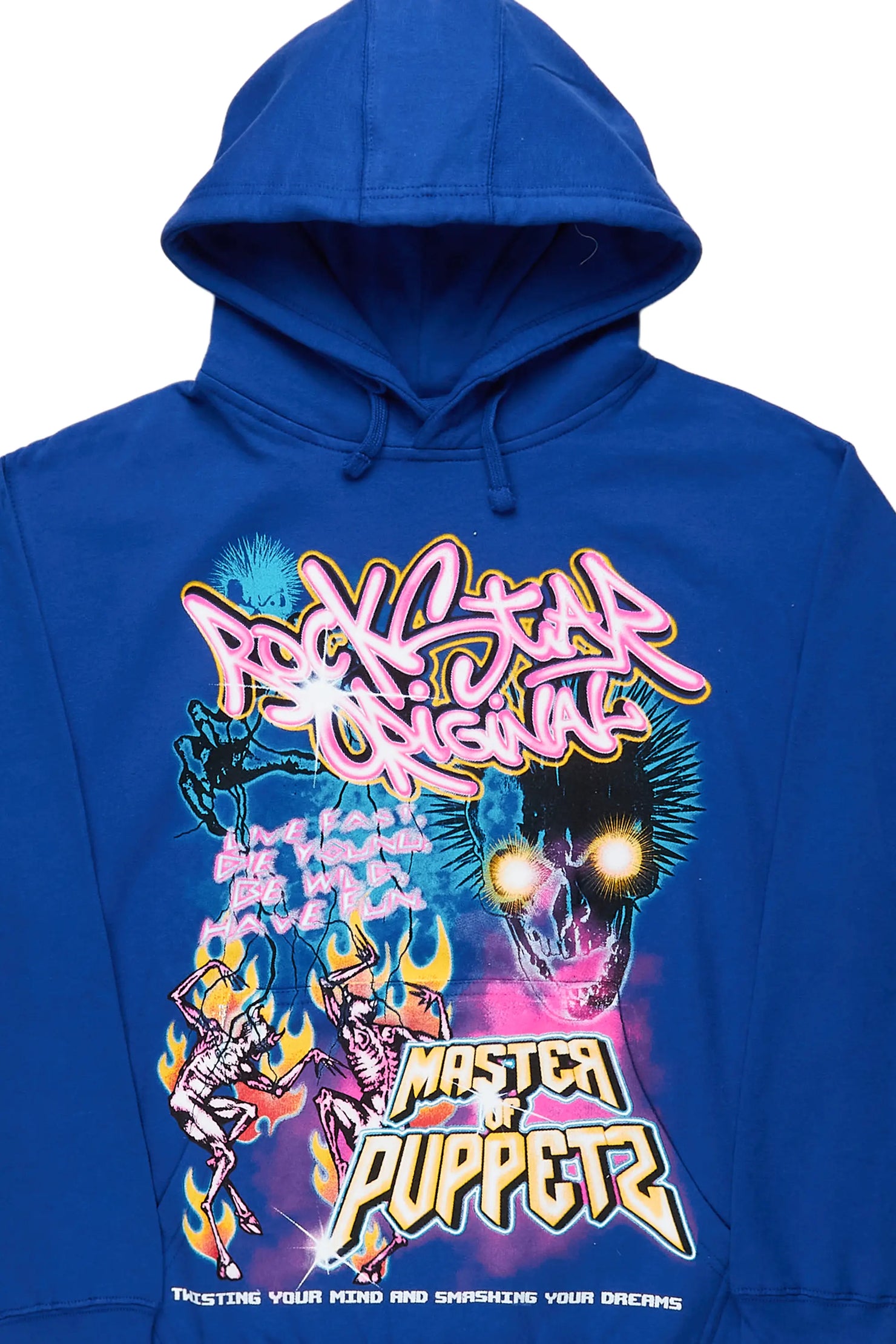 Niko Royal Blue Graphic Hoodie