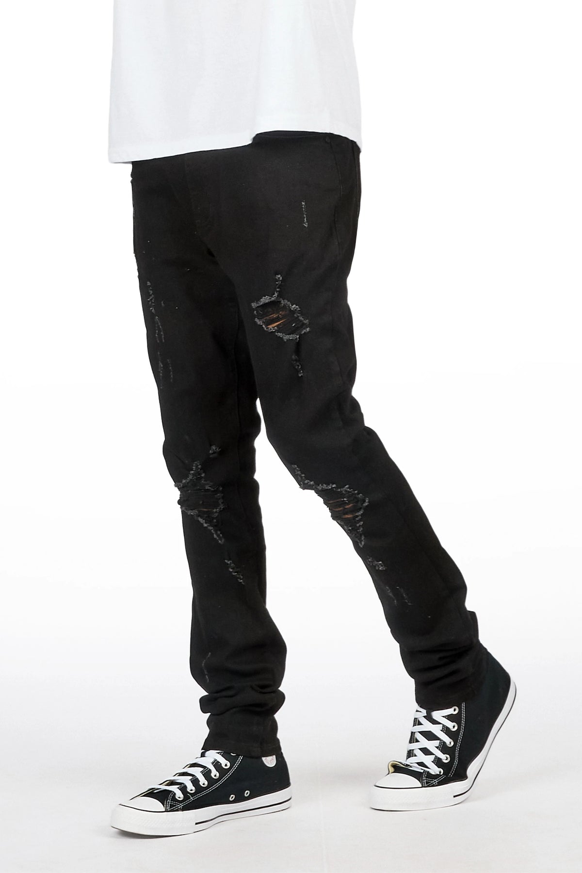 Minton Jet Black Skinny Fit Jean