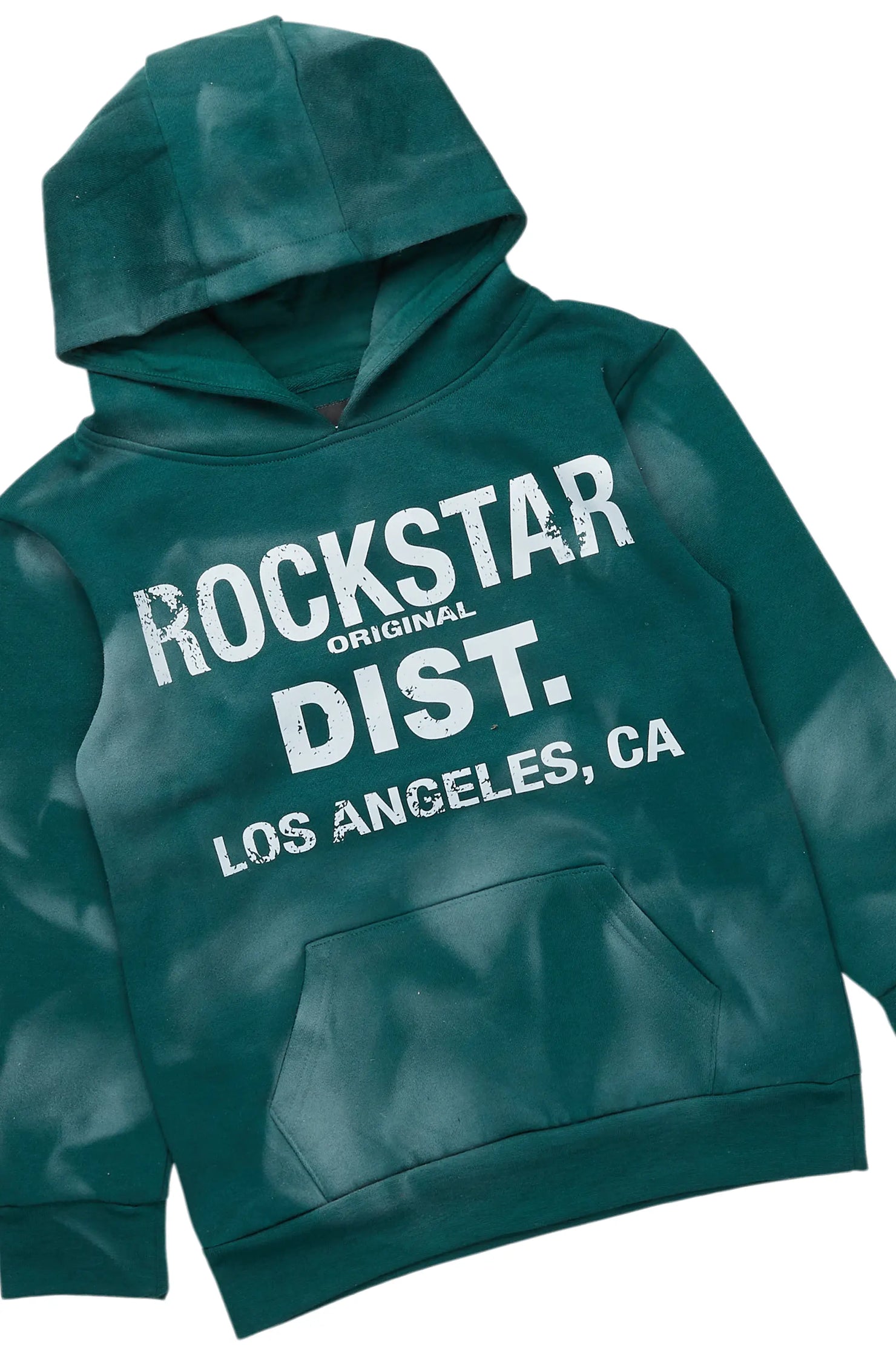 Boys Nelly Dark Green Baggy Fit Track Set