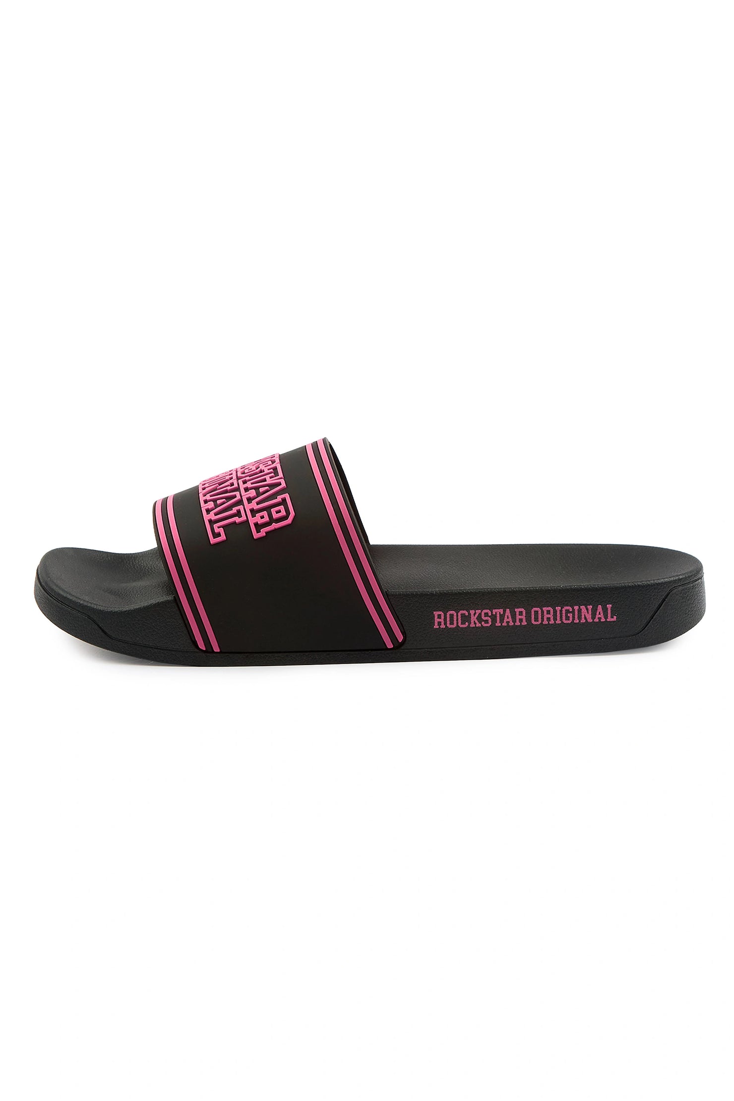 Vanissa Black/Pink Slides