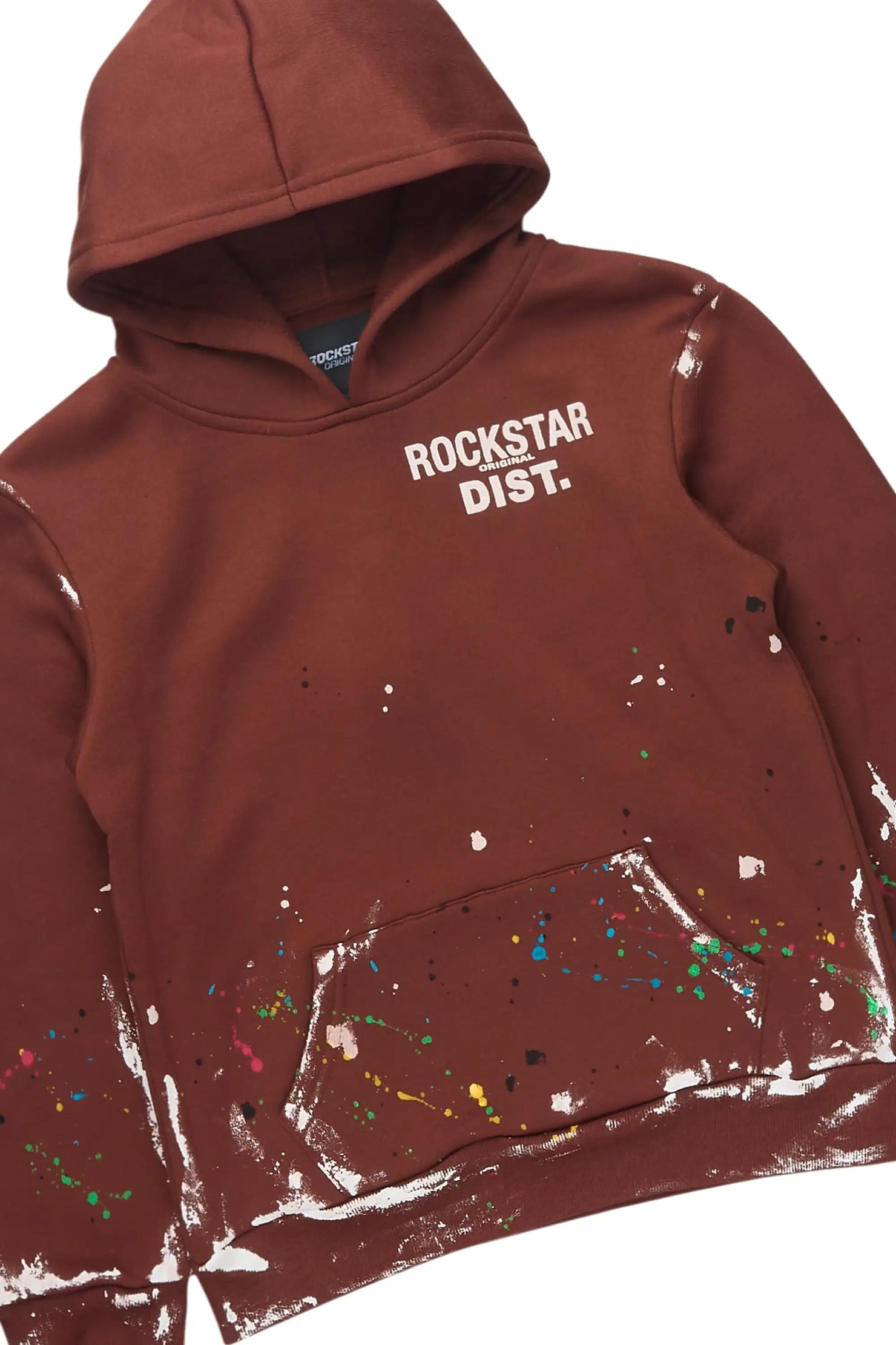 Boys Jaco Brown Baggy Fit Pant Set