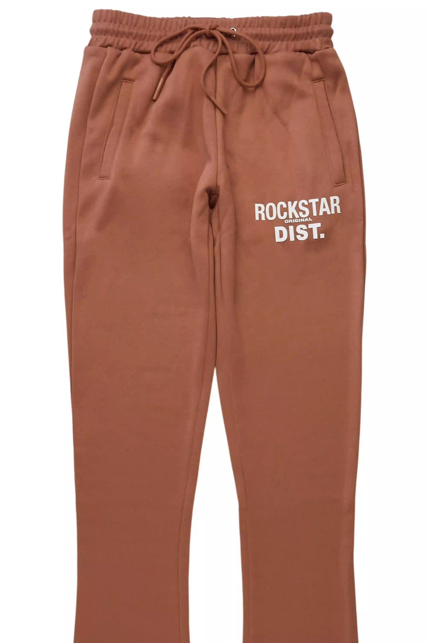 Juliana Mocha Super Stacked Track Pant