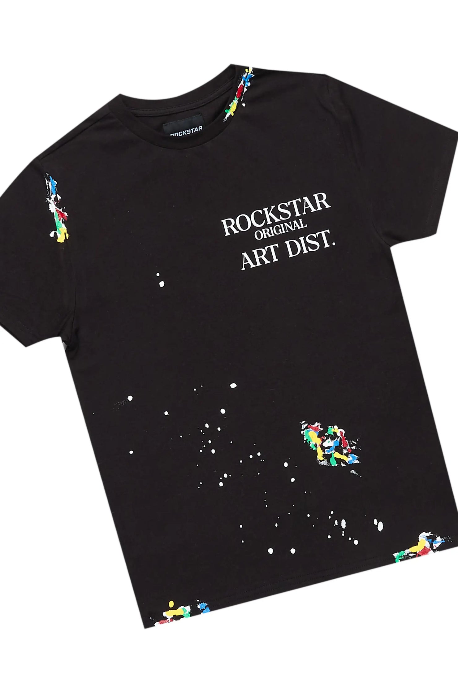 Boys Art Dist. Black Short Set