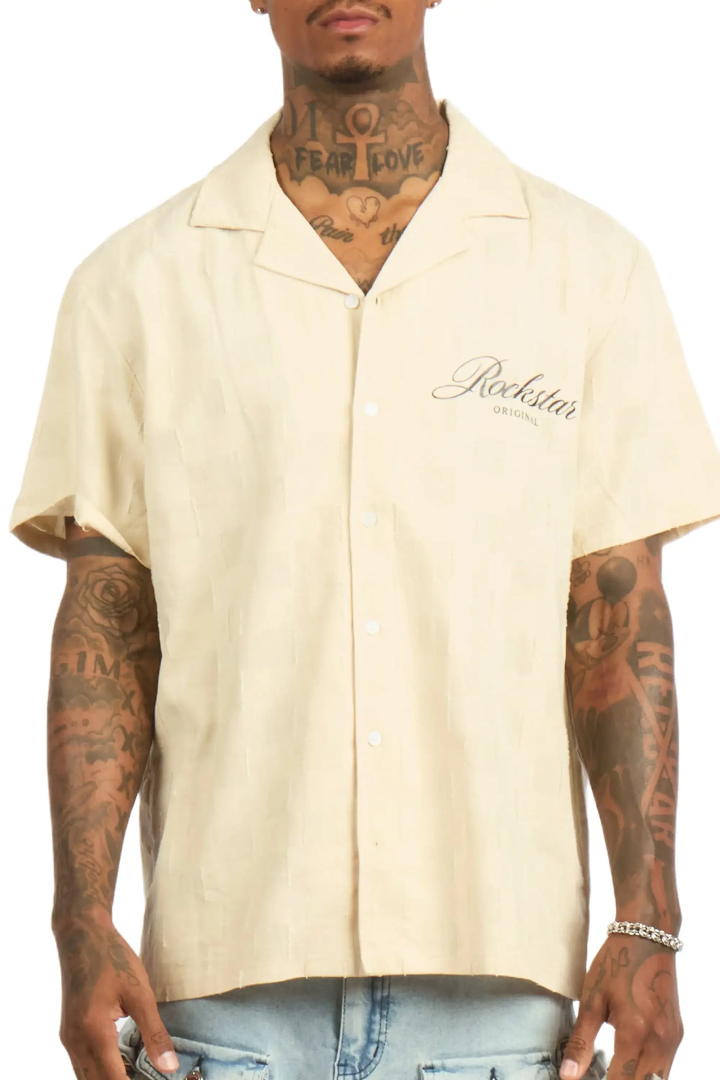 Payne Beige Button Down Shirt