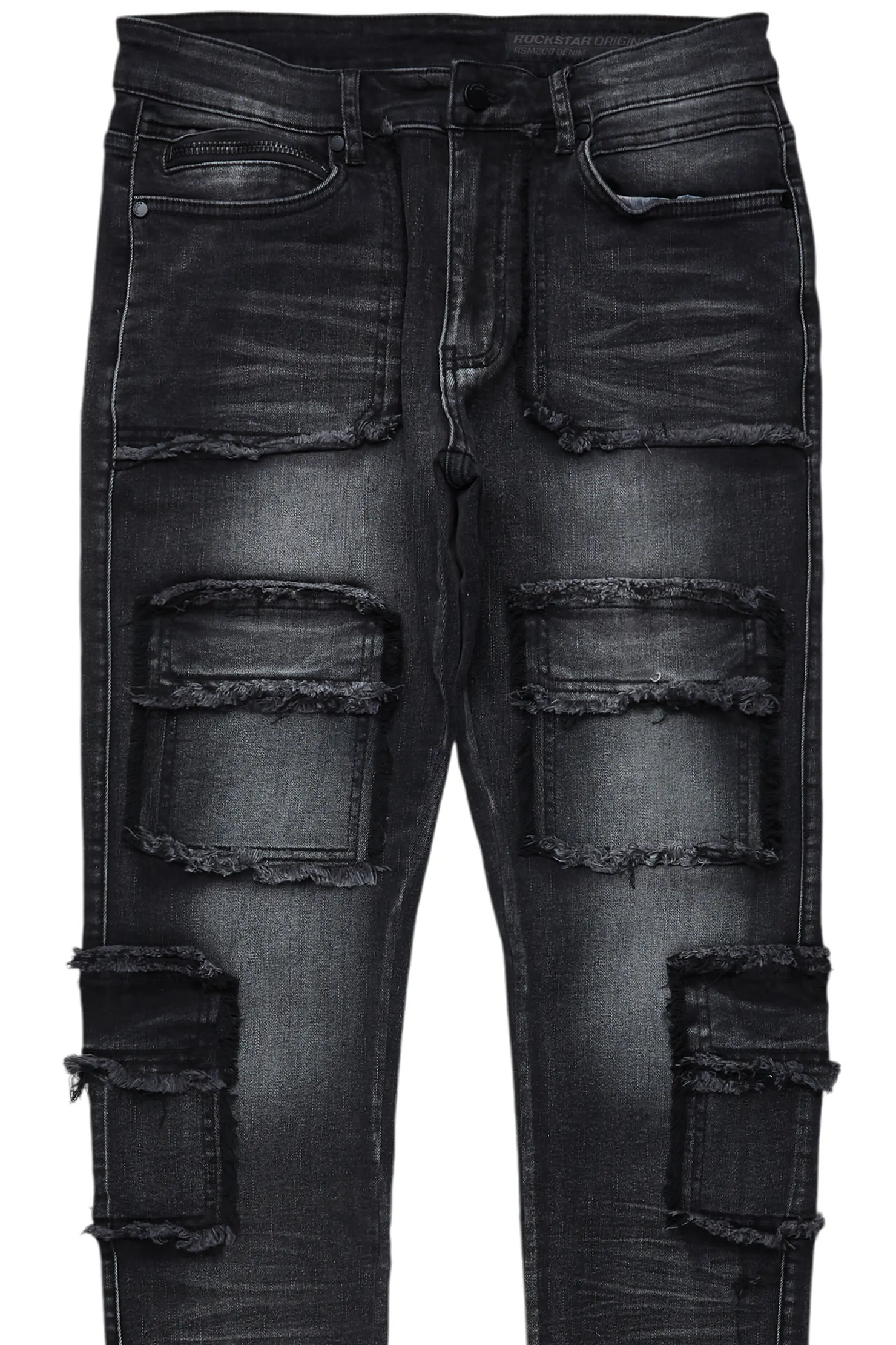 Tyrell Dark Grey Skinny Fit Cargo Jean