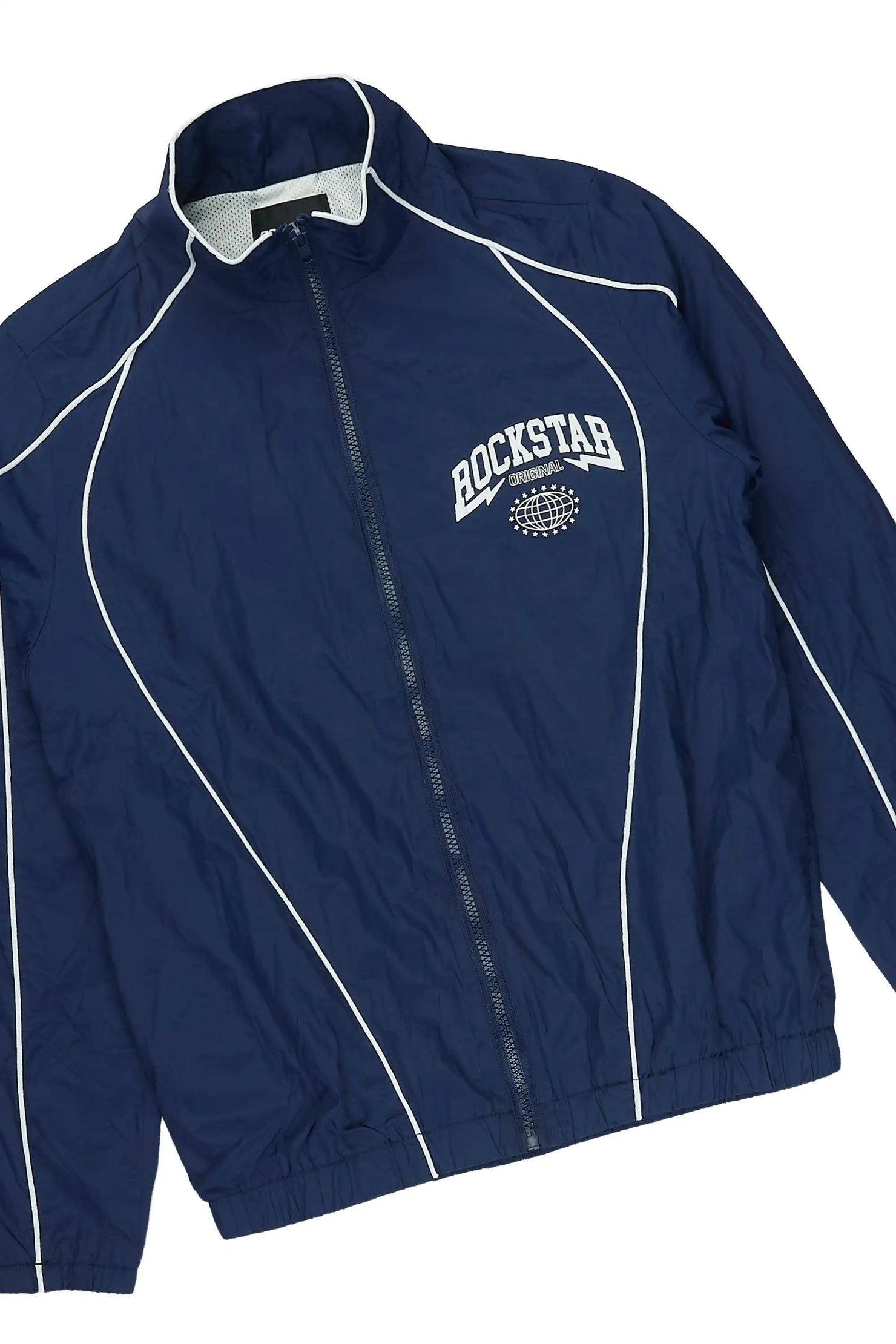 Boys Ventoso Blue Windbreaker Jacket Track Set