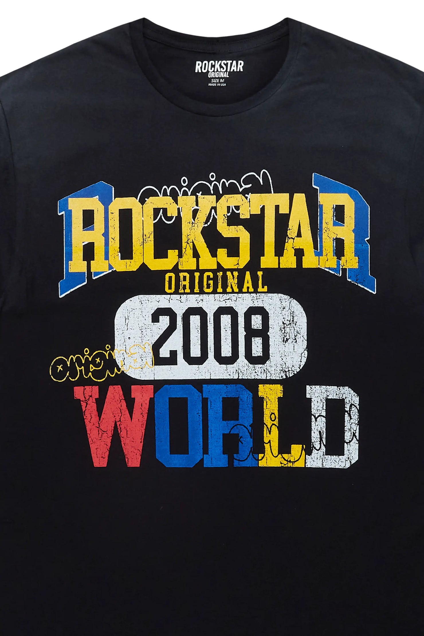 Treviana Black Oversized T-Shirt