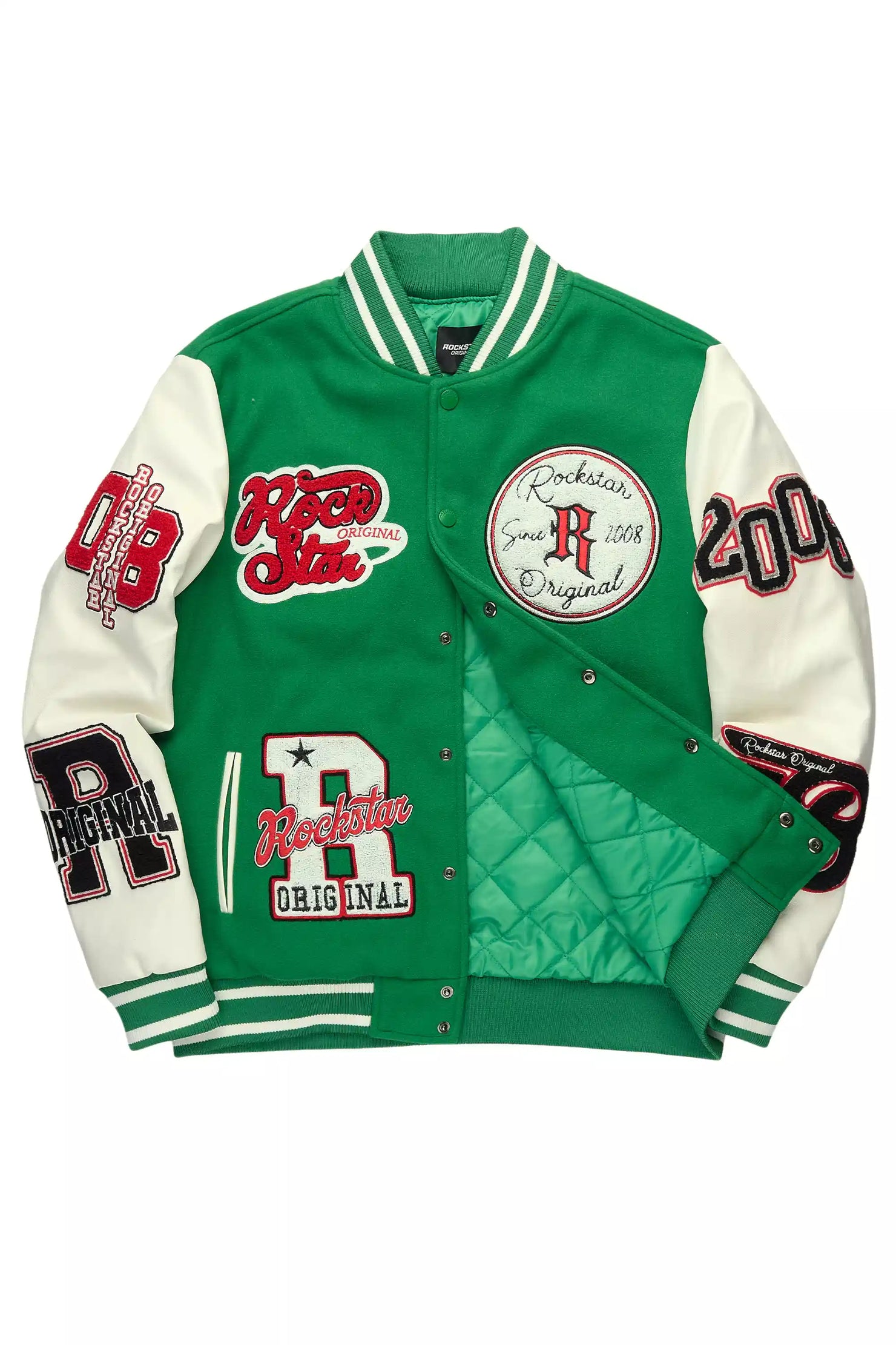 Ghoster Green Varsity Jacket