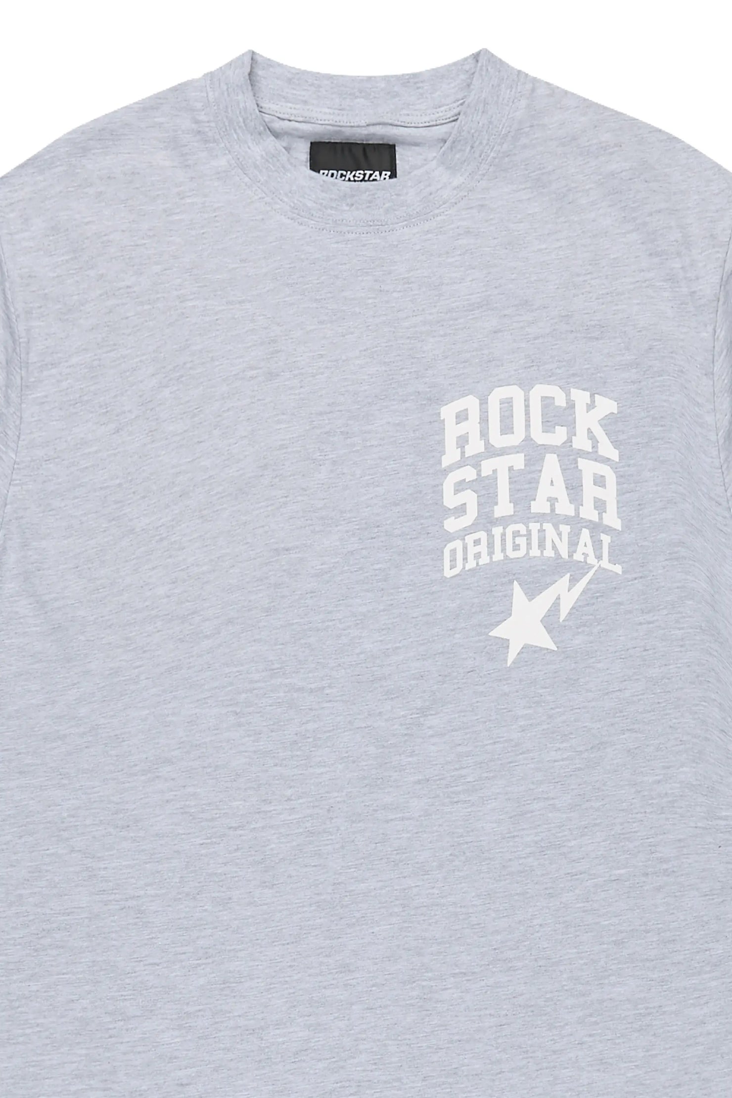 Boys Gerrit Heather Grey Oversized T-Shirt