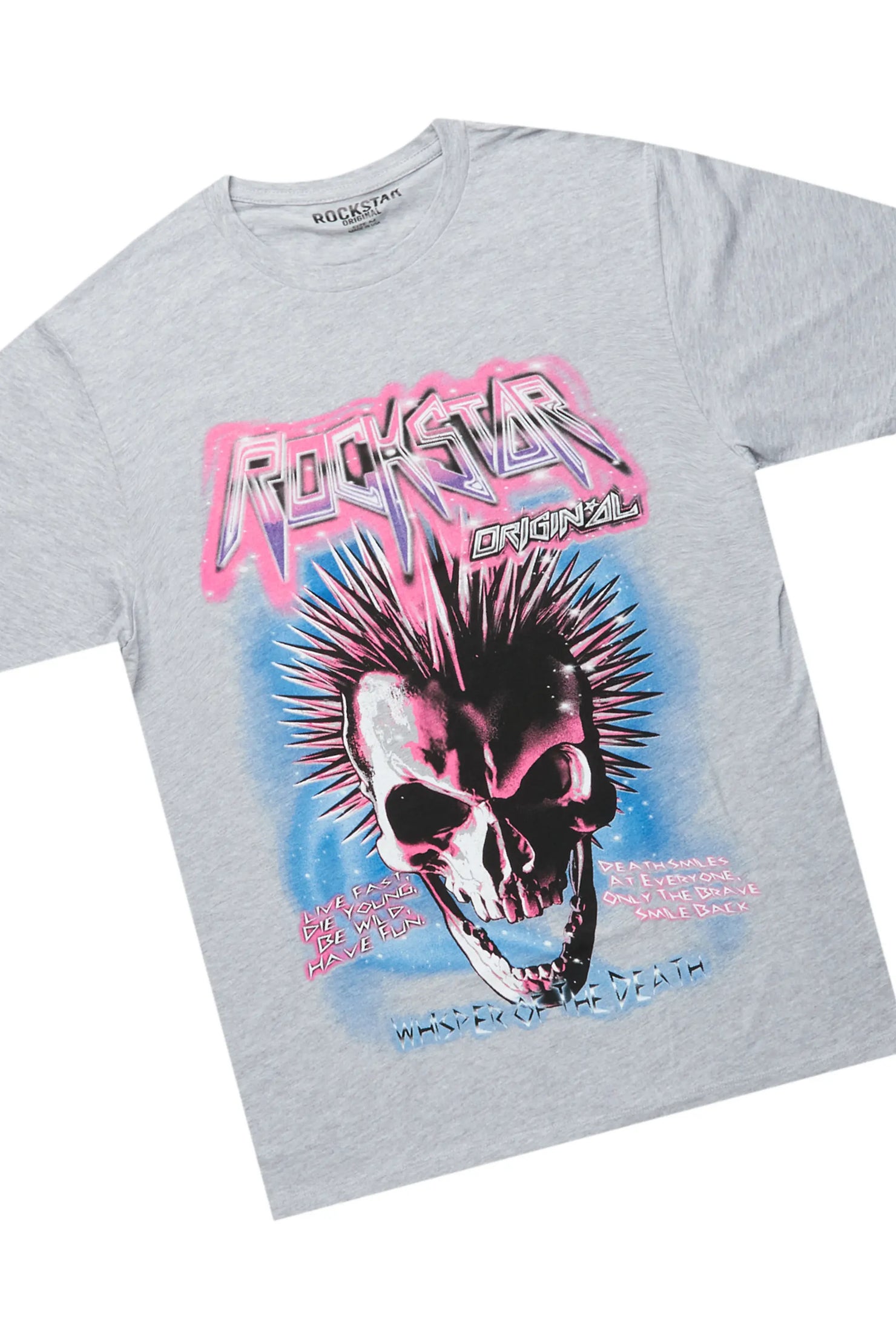 Obern Grey T-Shirt & Sarg Black Stacked Flare Jean Bundle