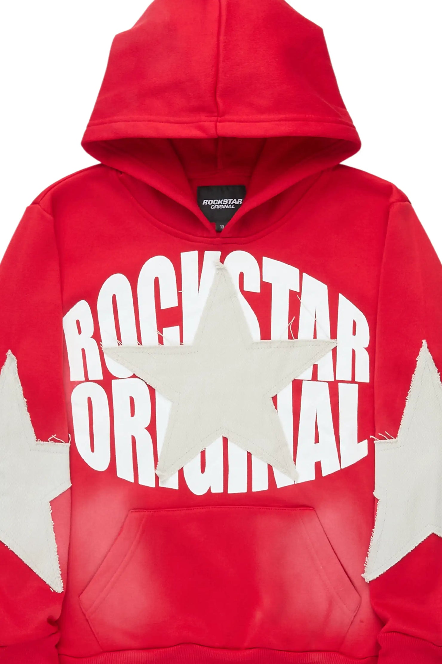 Boys States 2.0 Red Graphic Hoodie