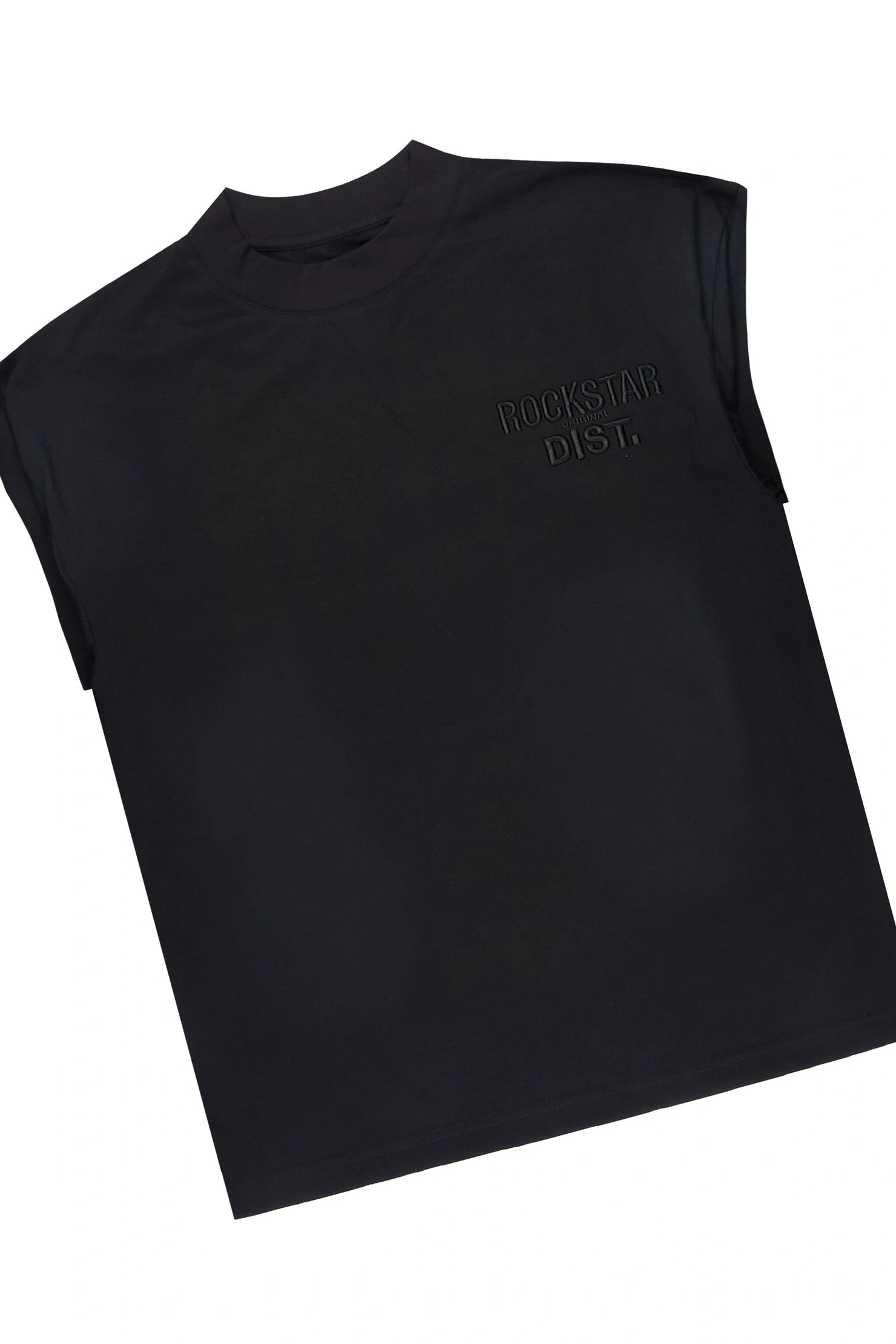 Jolan Black Cut Sleeve T-Shirt/Jort Set