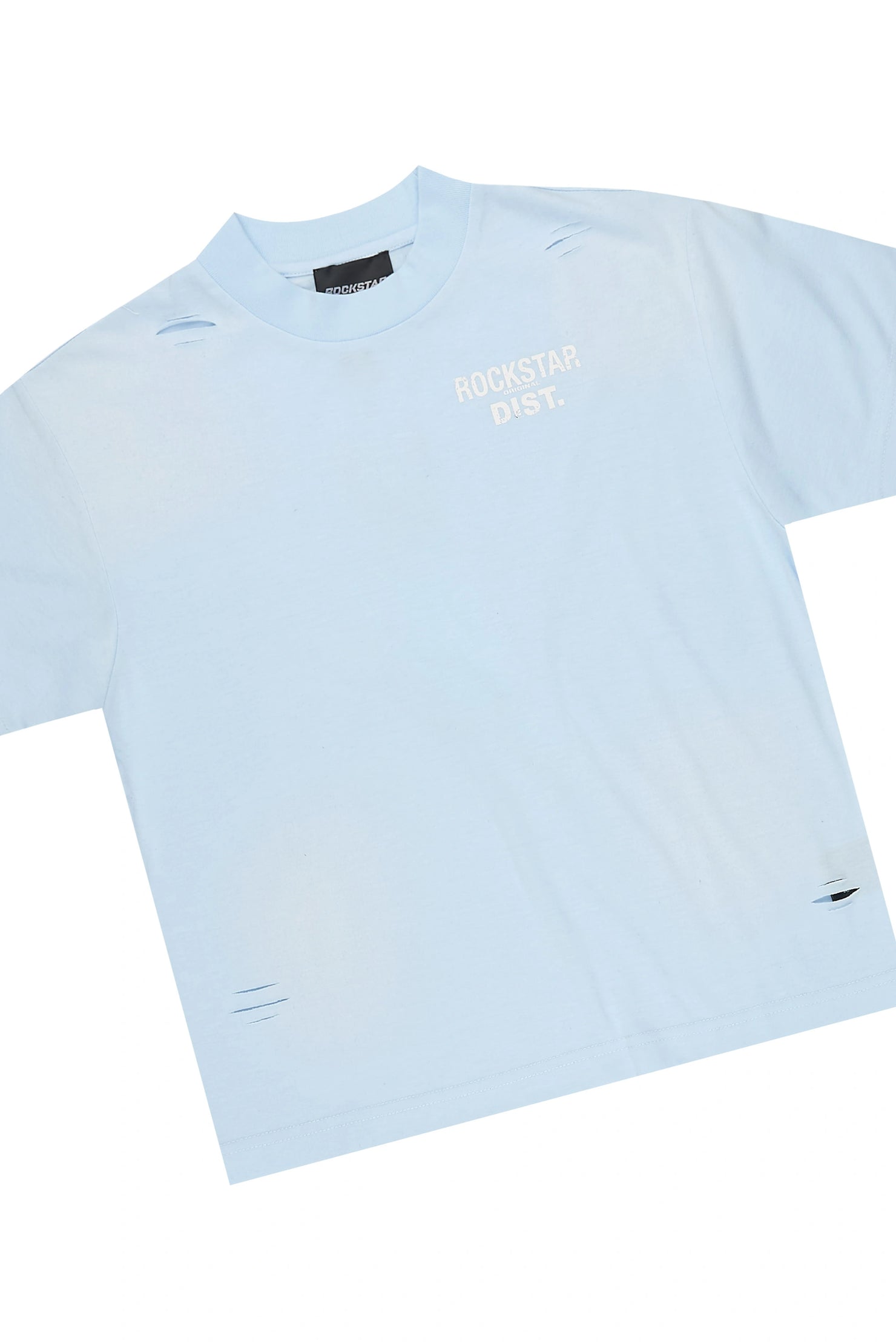 Finn Light Blue T-Shirt Jort Set