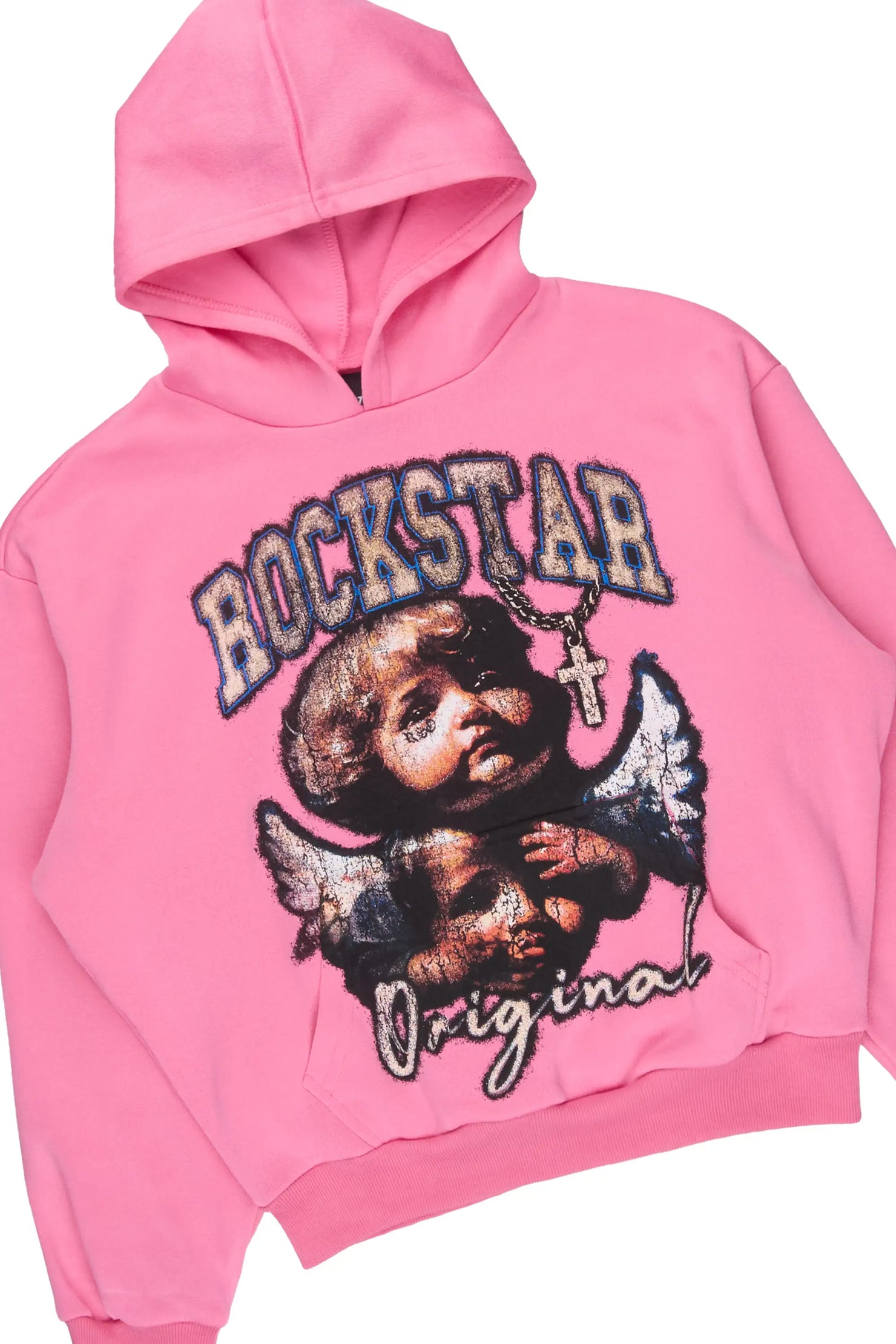 Girls Jovala Bubblegum Hoodie Short Set