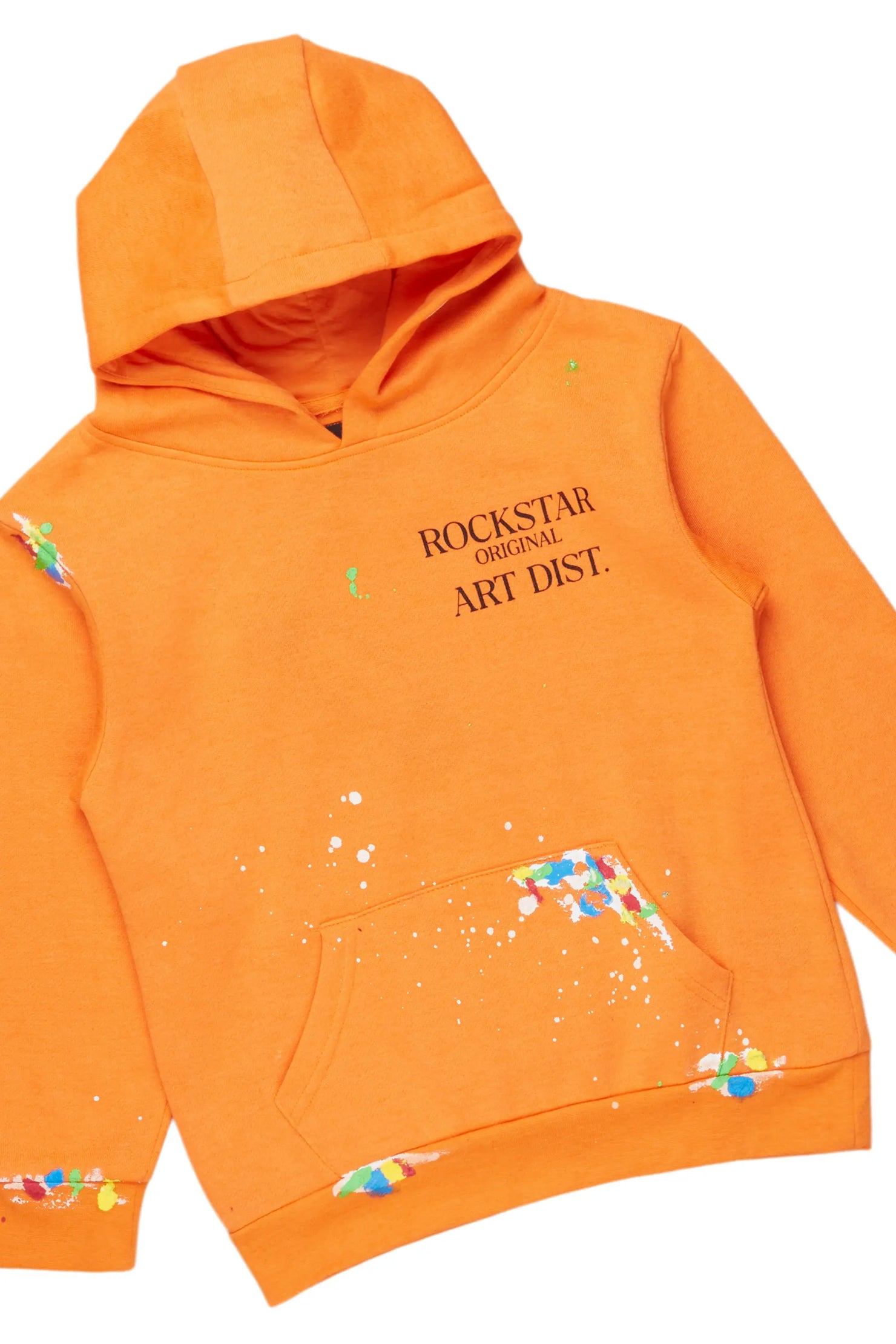 Boys Palmer Orange Baggy Fit Pant Set