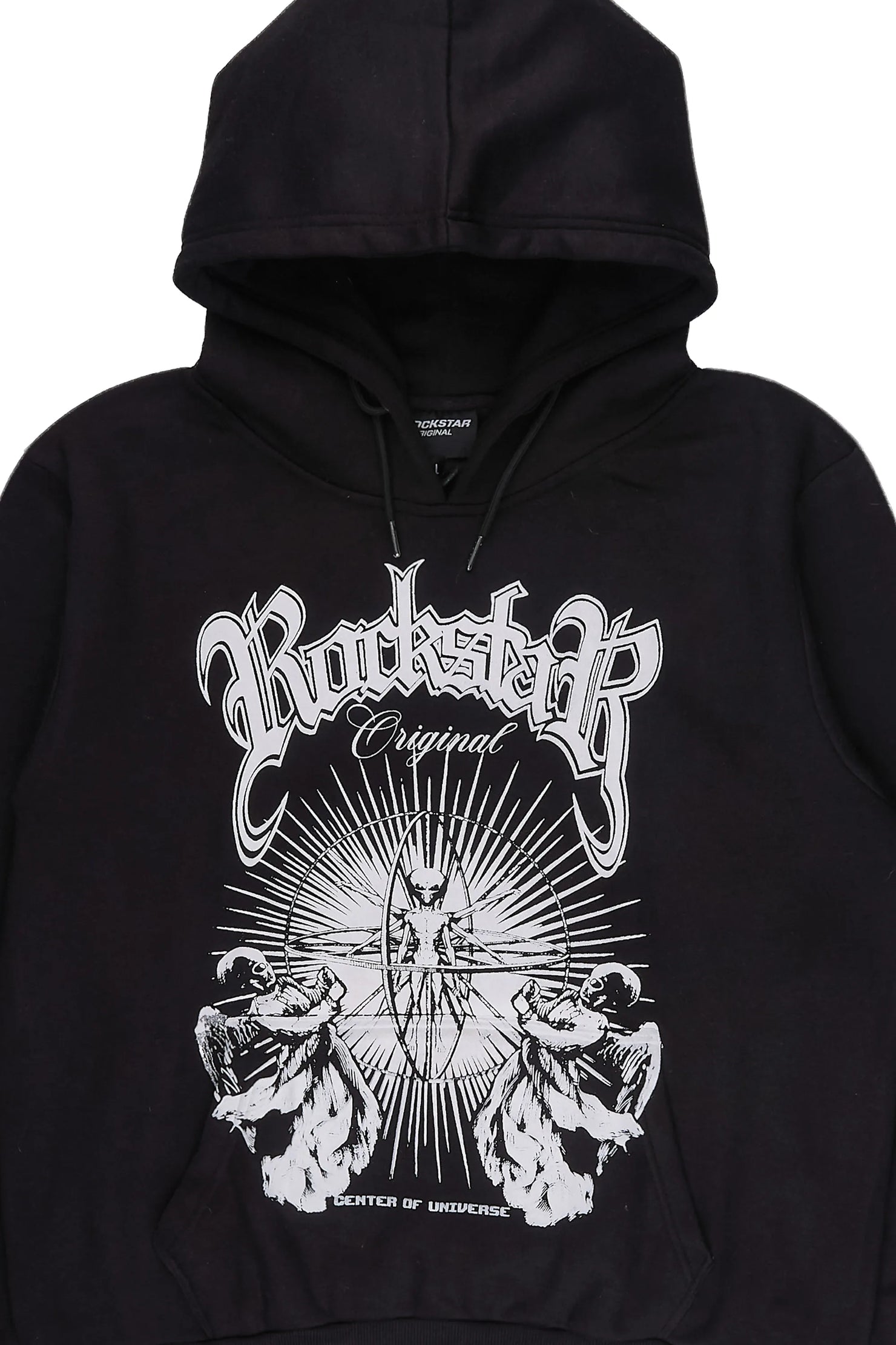 Yarden Black Graphic Hoodie